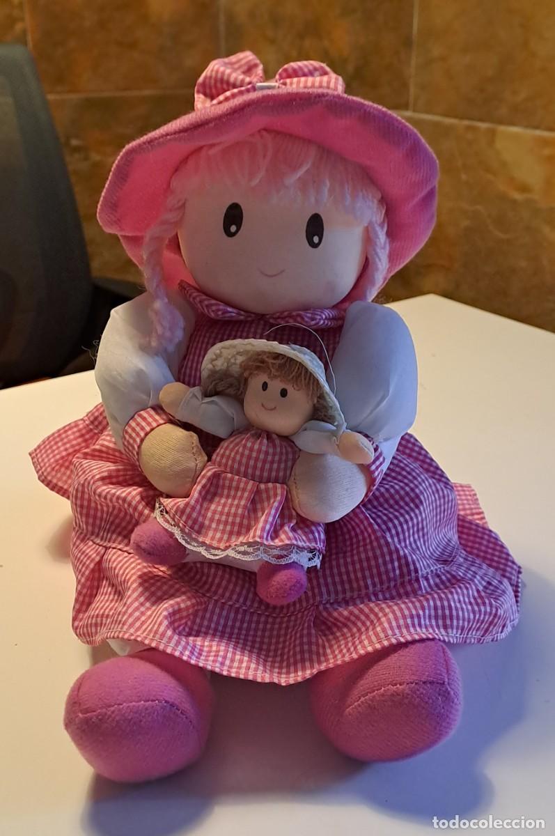 Mu&ntilde;ecas espa&ntilde;olas modernas: MU&Ntilde;ECA TRAPO MUSICAL A CUERDA (30 cm) - Foto 1