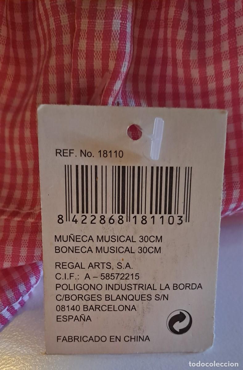 Mu&ntilde;ecas espa&ntilde;olas modernas: MU&Ntilde;ECA TRAPO MUSICAL A CUERDA (30 cm) - Foto 5