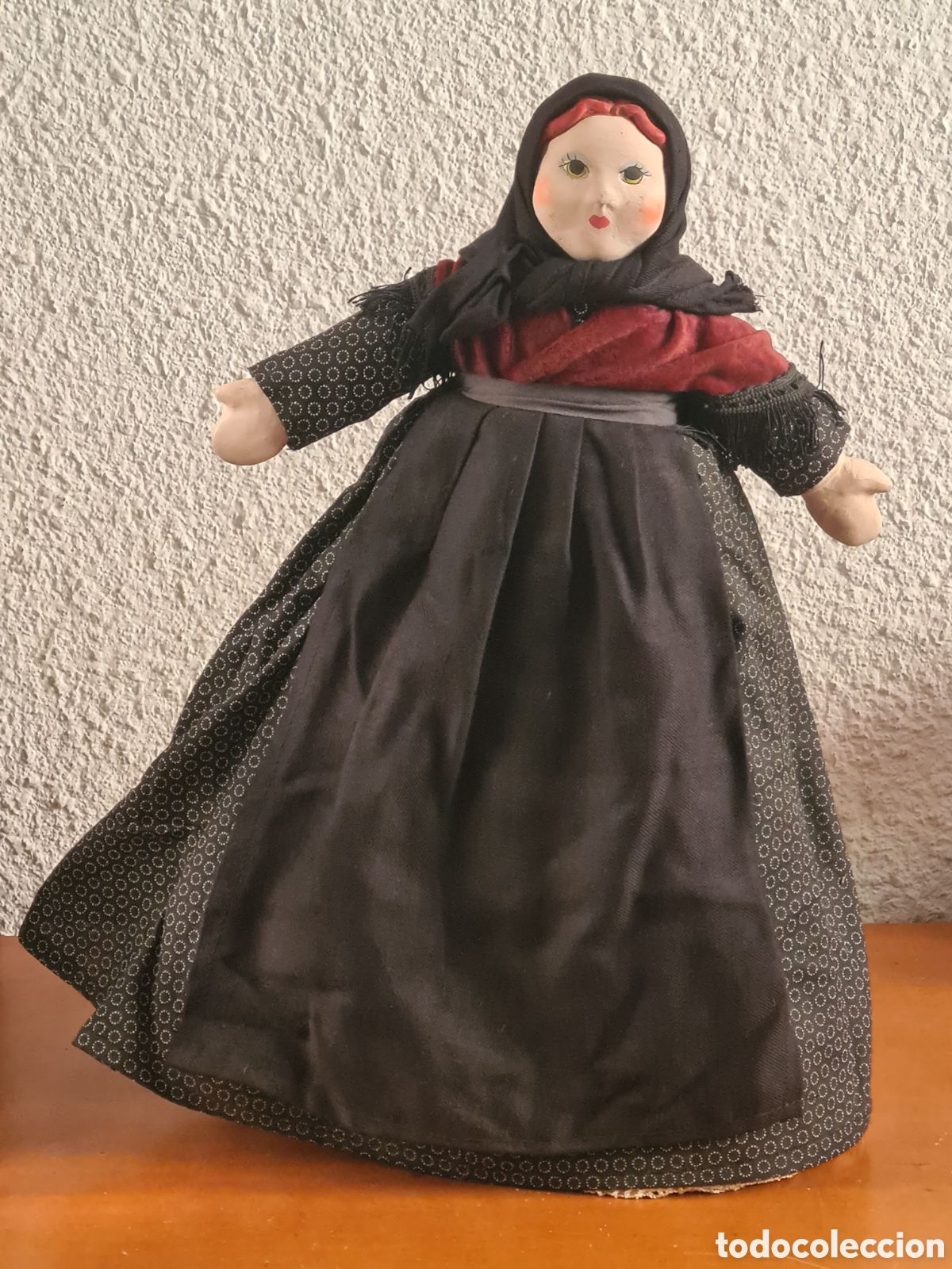 Modern Spanish Dolls: Mu&ntilde;eca Grande Cer&aacute;mica y Tela Pagesa Ibicenca - Decoraci&oacute;n R&uacute;stica Ibiza Baleares