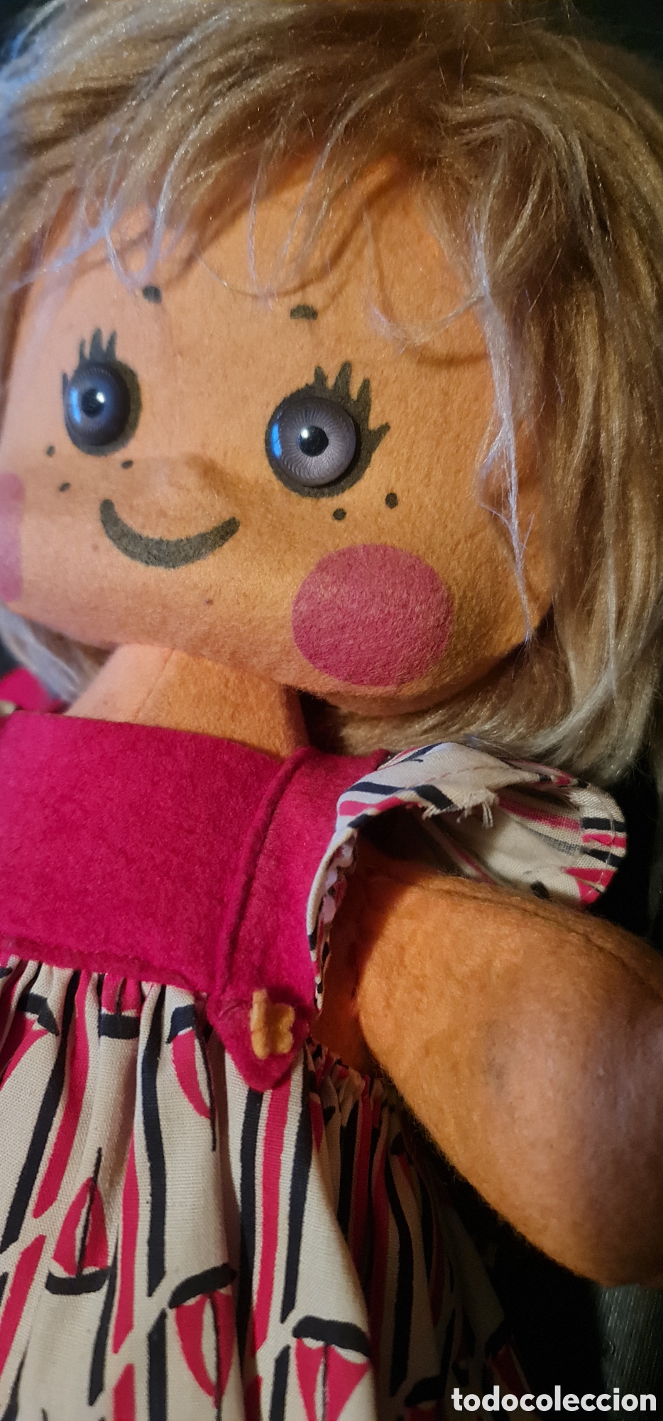 Mu&ntilde;ecas espa&ntilde;olas modernas: Mu&ntilde;eca de fieltro antigua - Foto 2