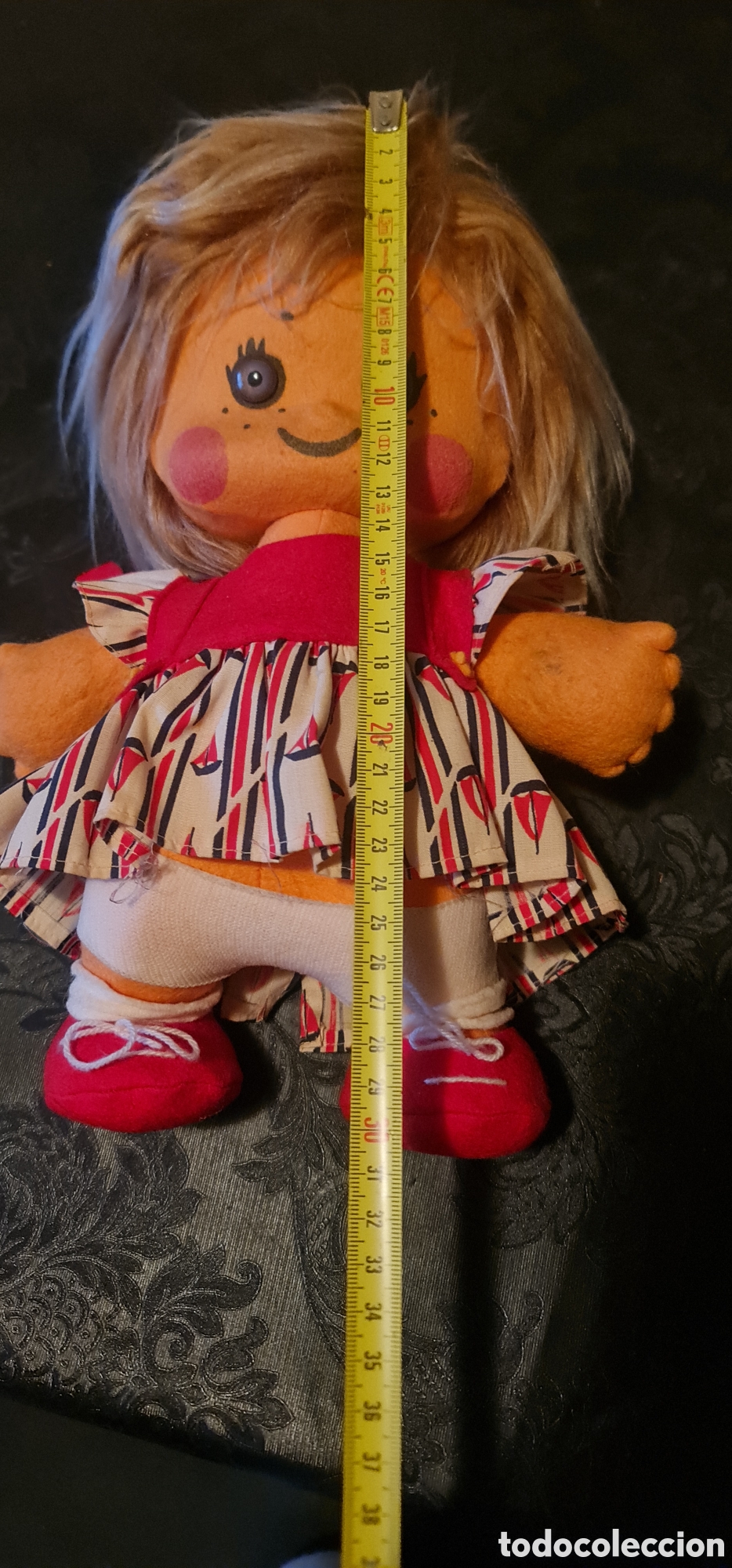 Mu&ntilde;ecas espa&ntilde;olas modernas: Mu&ntilde;eca de fieltro antigua - Foto 4
