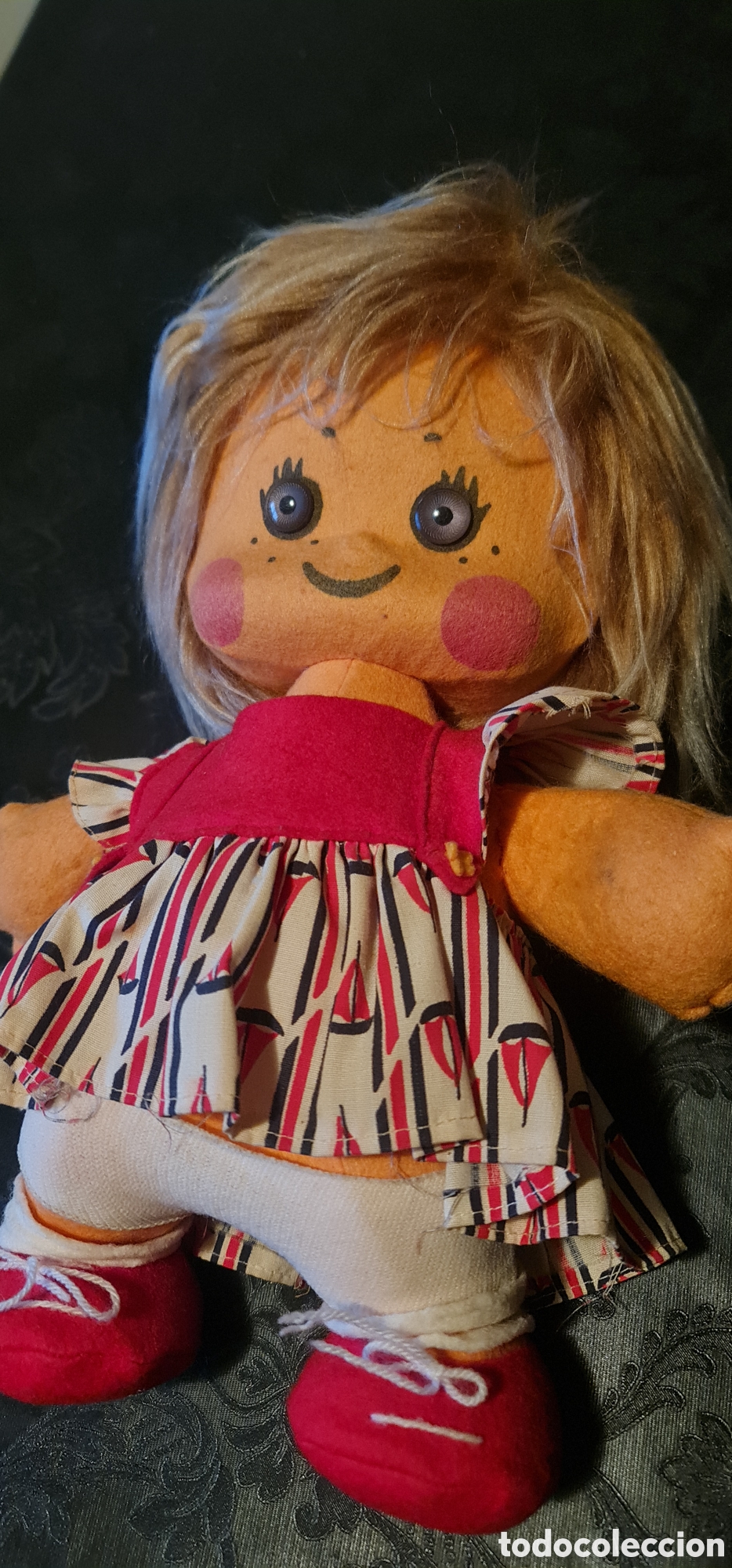 Mu&ntilde;ecas espa&ntilde;olas modernas: Mu&ntilde;eca de fieltro antigua - Foto 1
