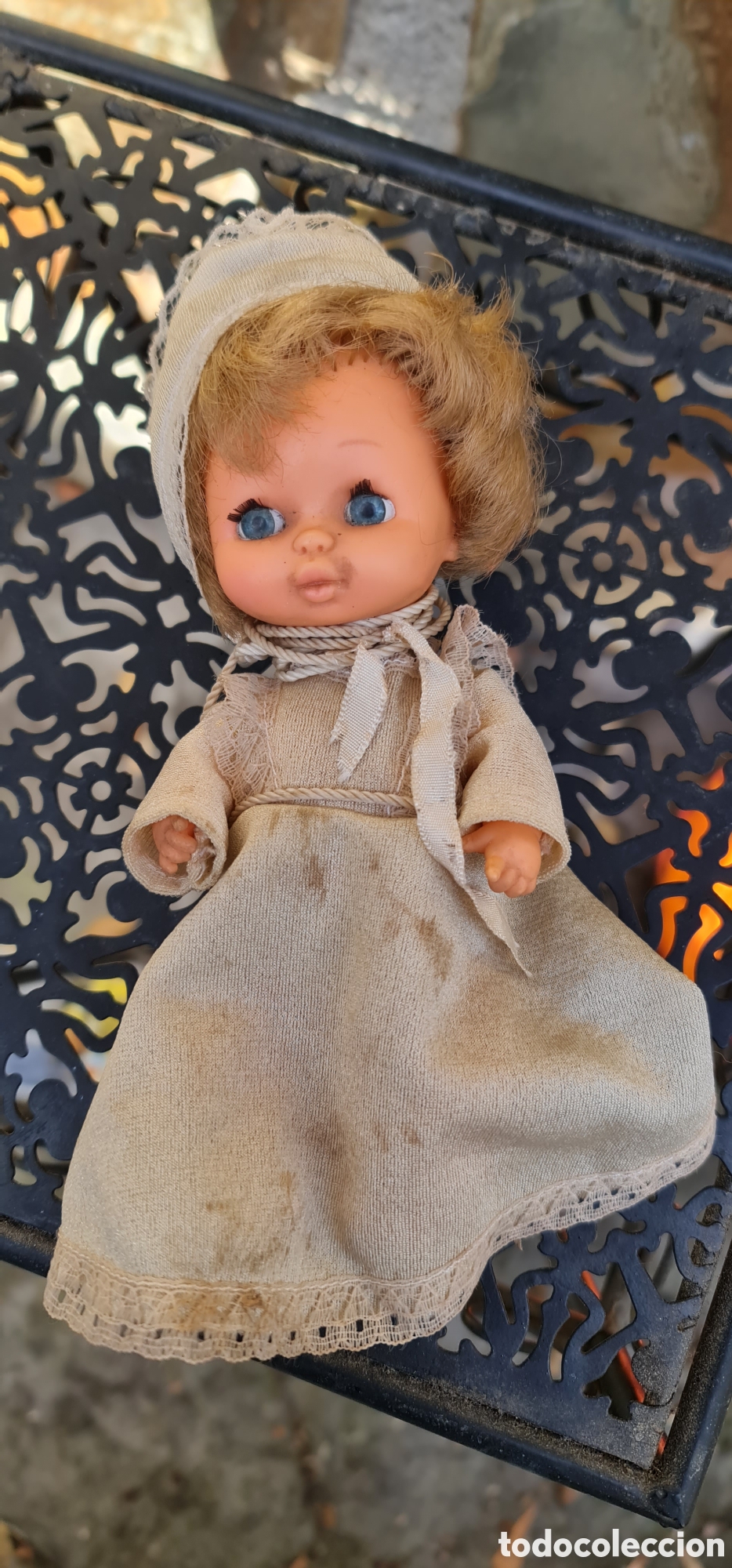 Mu&ntilde;ecas espa&ntilde;olas modernas: Mu&ntilde;eca antigua con mecanismo - Foto 1