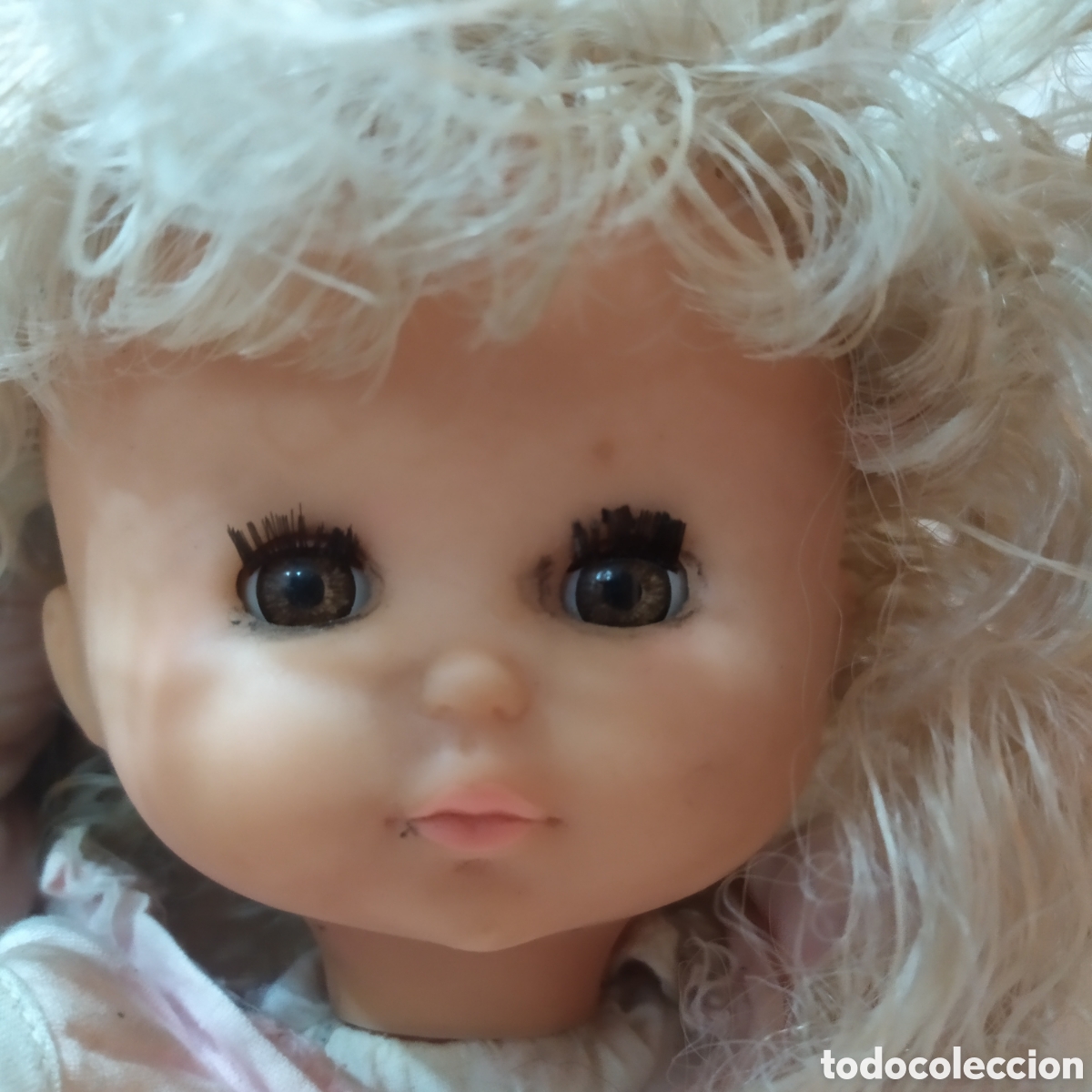 Mu&ntilde;ecas espa&ntilde;olas modernas: Mu&ntilde;eca de marca desconocida - ojos basculantes - Foto 1