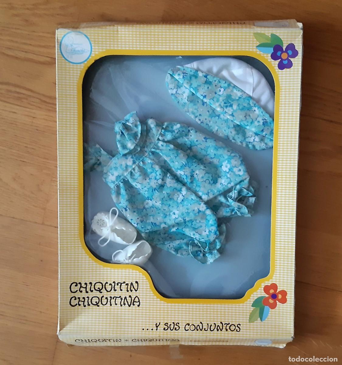 Mu&ntilde;ecas Espa&ntilde;olas Modernas: ANTIGUO CONJUNTO MU&Ntilde;ECO CHIQUITIN O CHIQUITINA, DE FAMOSA - NUEVO Y EN SU CAJA ORIGINAL
