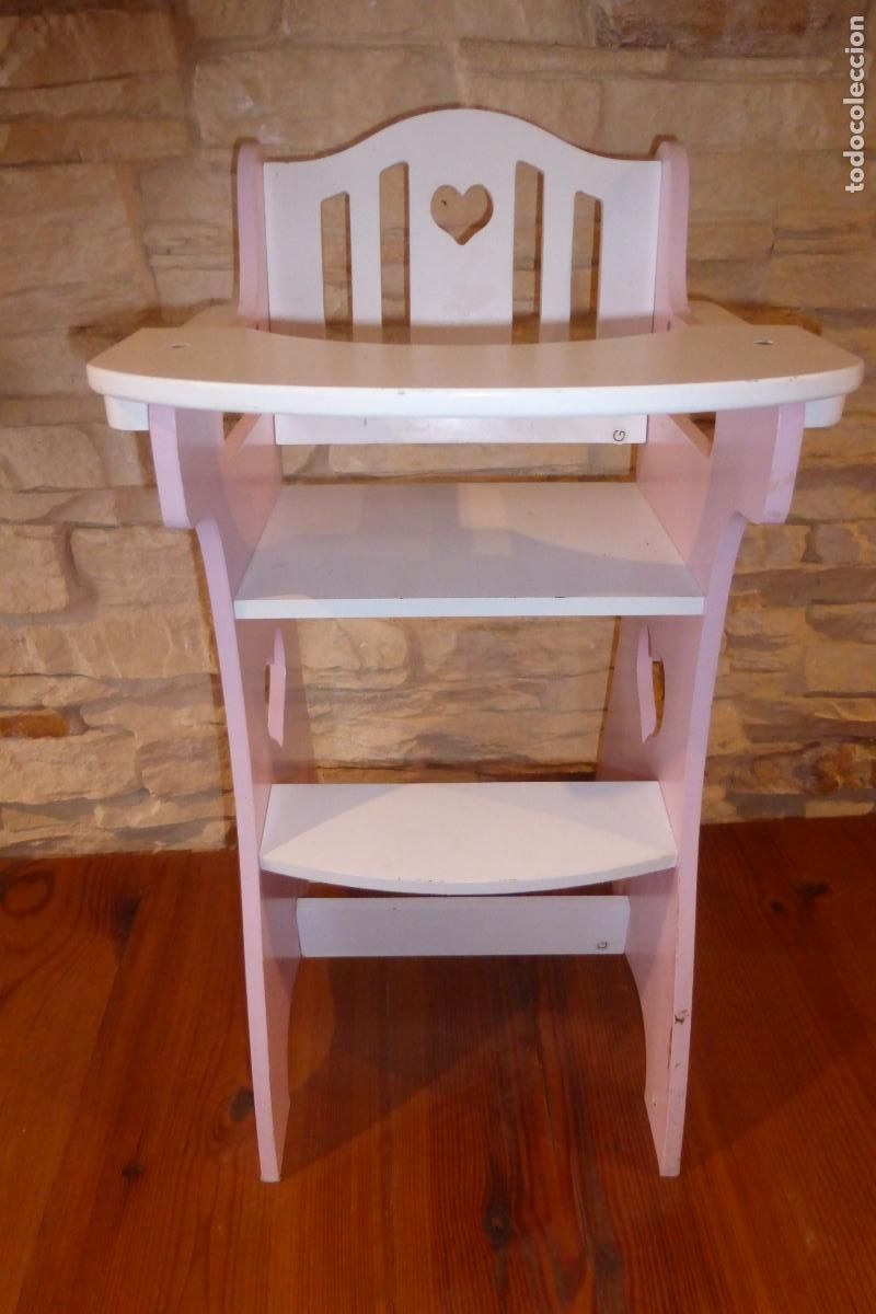 Modern Spanish Dolls: TRONA PARA MU&Ntilde;ECAS GRANDES EN COLOR ROSA Y BLANCO