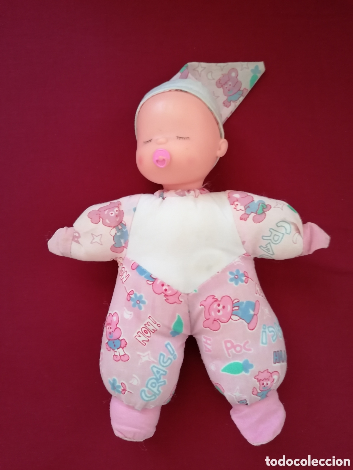 Mu&ntilde;ecas espa&ntilde;olas modernas: Mu&ntilde;eco de trapo para beb&eacute;s - Foto 1