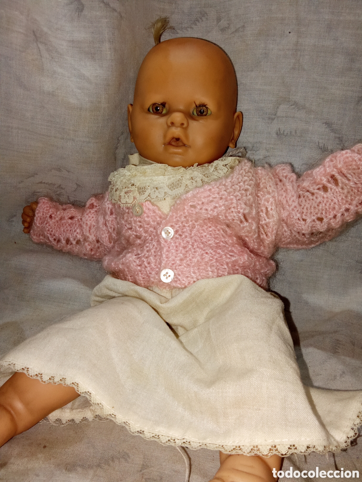 Bambole Spagnole Moderne: BONITA MU&Ntilde;ECA A PILAS CON PIRRI Y OJOS MARRONES DE MU&Ntilde;ECAS B.B