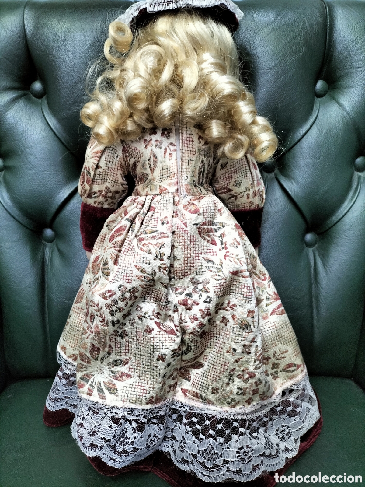 Mu&ntilde;ecas espa&ntilde;olas modernas: Mu&ntilde;eca de porcelana 38cm - Foto 2