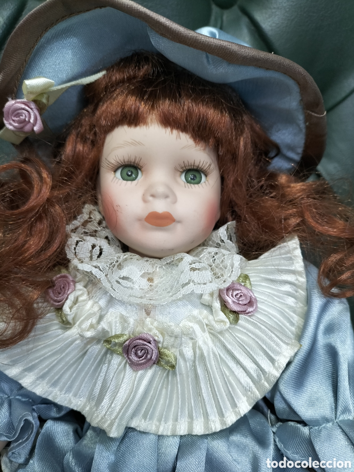 Mu&ntilde;ecas espa&ntilde;olas modernas: Mu&ntilde;eca de porcelana y silla - Foto 3