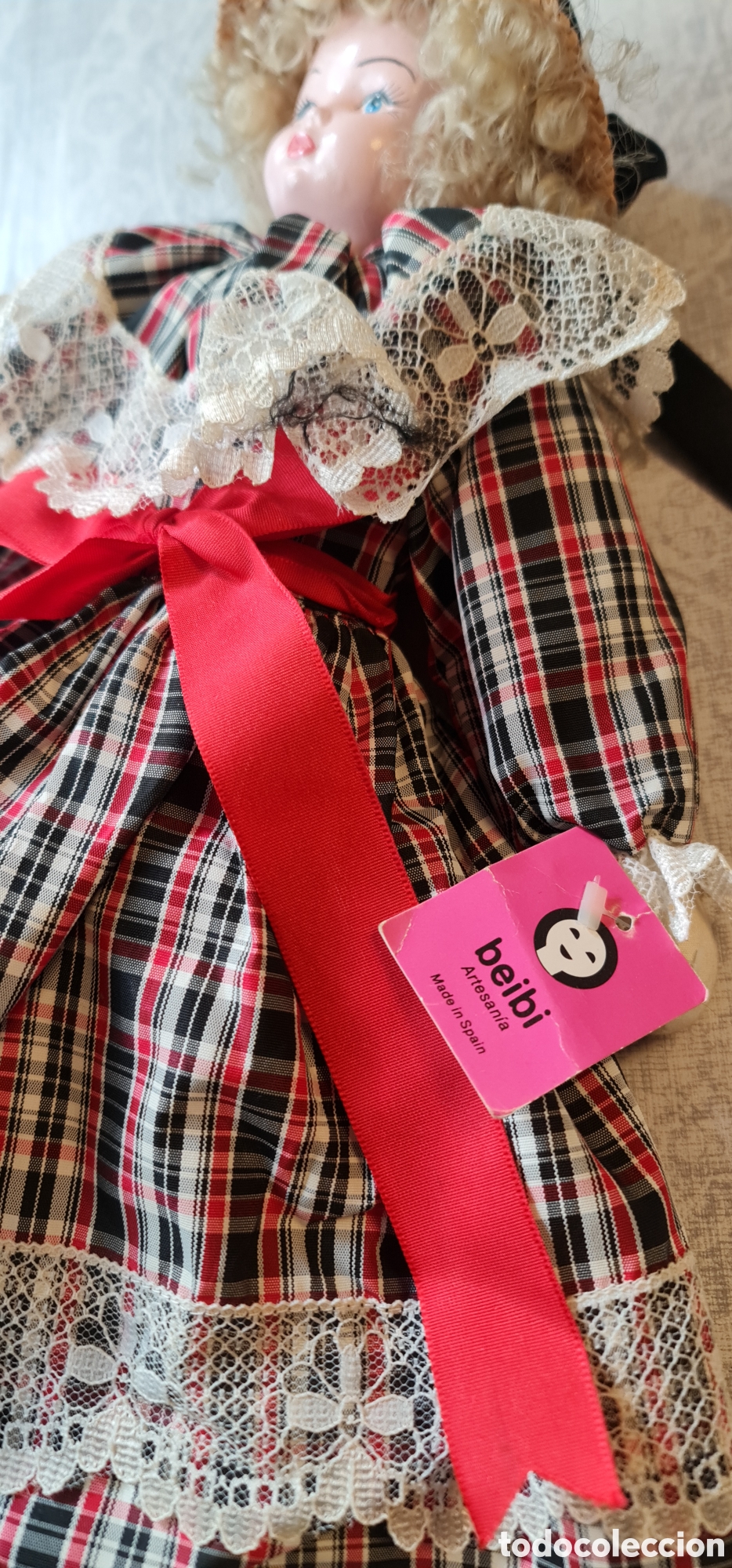 Mu&ntilde;ecas espa&ntilde;olas modernas: Mu&ntilde;eca porcelana y trapo beibi - Foto 3