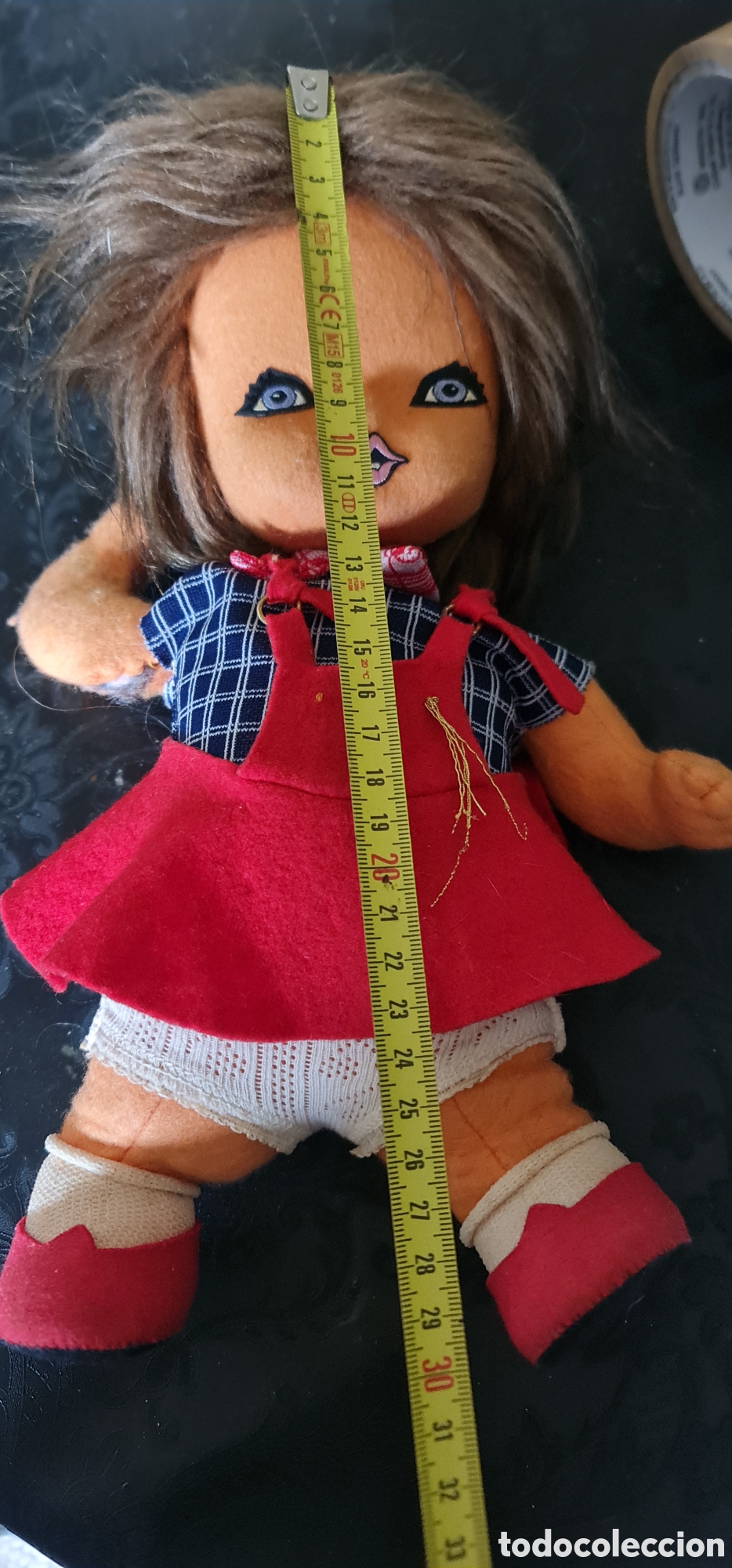 Mu&ntilde;ecas espa&ntilde;olas modernas: Mu&ntilde;eca fieltro a&ntilde;os 80 - Foto 5