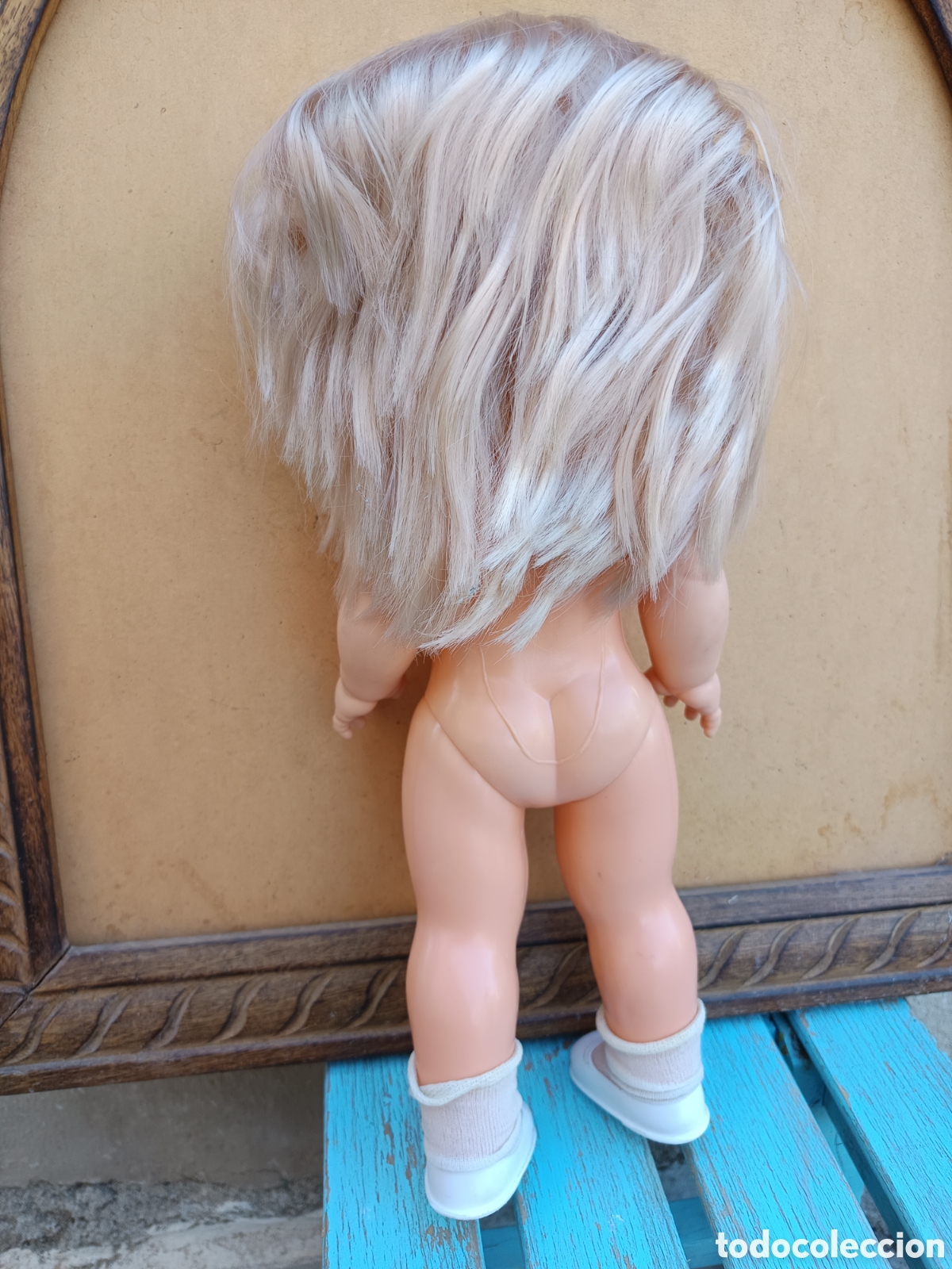 Mu&ntilde;ecas espa&ntilde;olas modernas: Mu&ntilde;eca rubia de pie de comunion - Foto 4