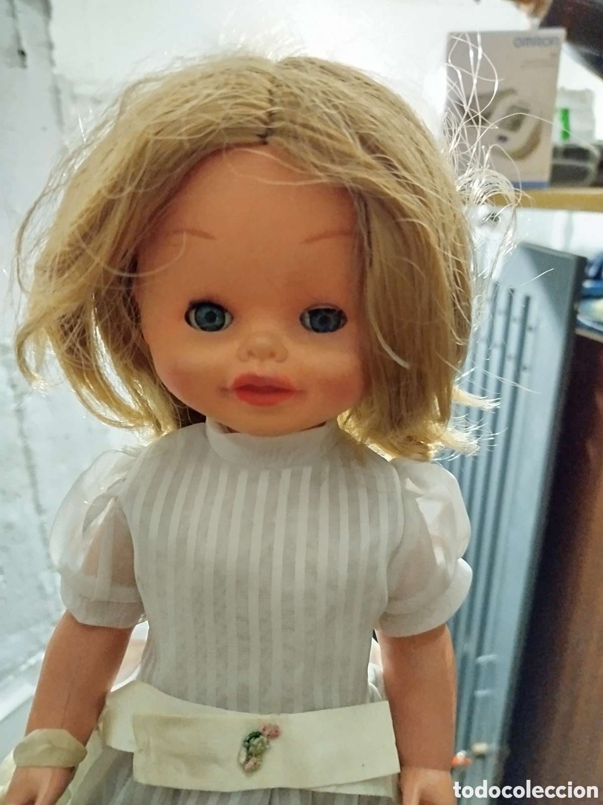Mu&ntilde;ecas espa&ntilde;olas modernas: Mu&ntilde;eca antigua ojos durmiente - Foto 3