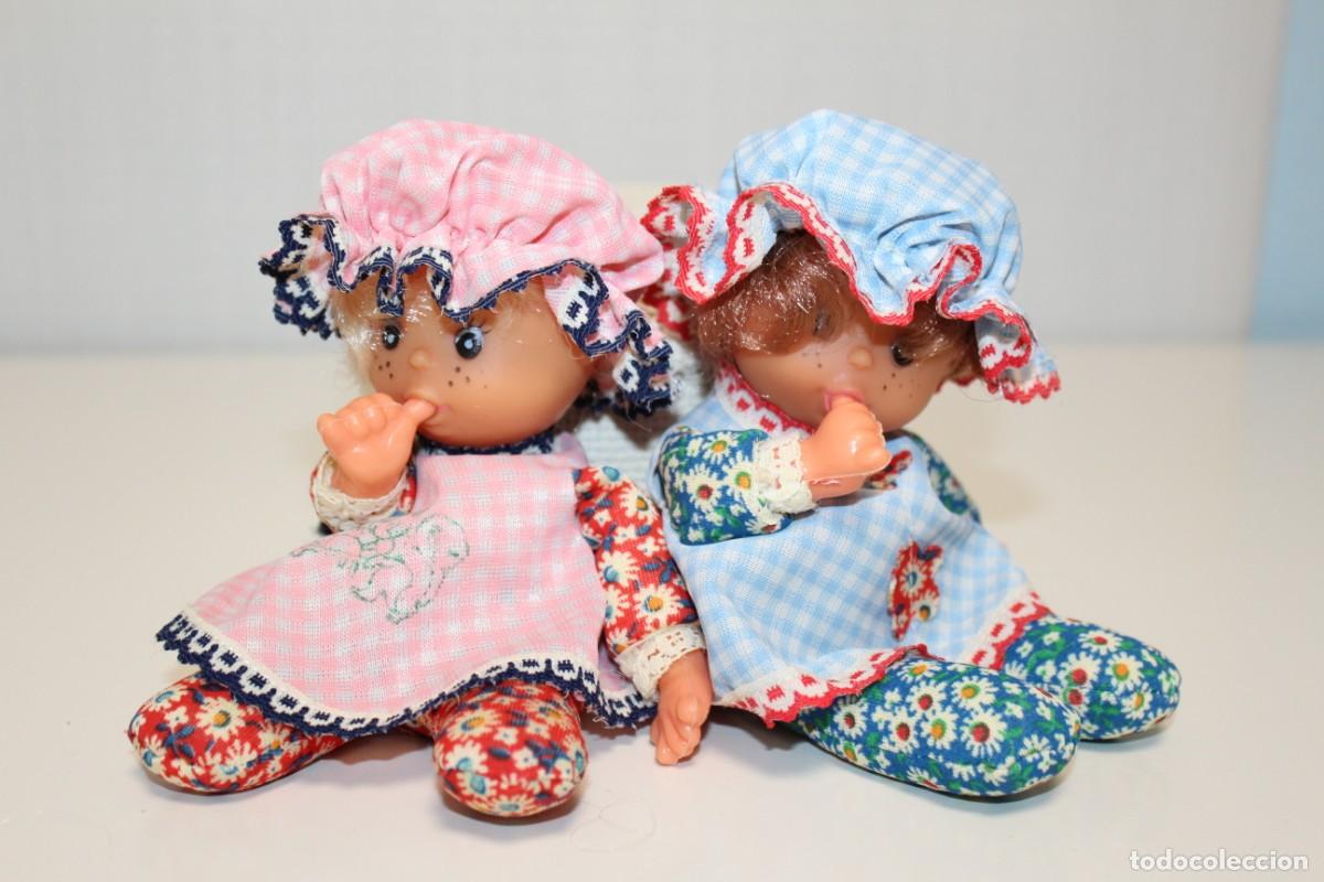 Mu&ntilde;ecas espa&ntilde;olas modernas: PAREJA DE MU&Ntilde;ECAS CHUPIN DE DURPE - Foto 1