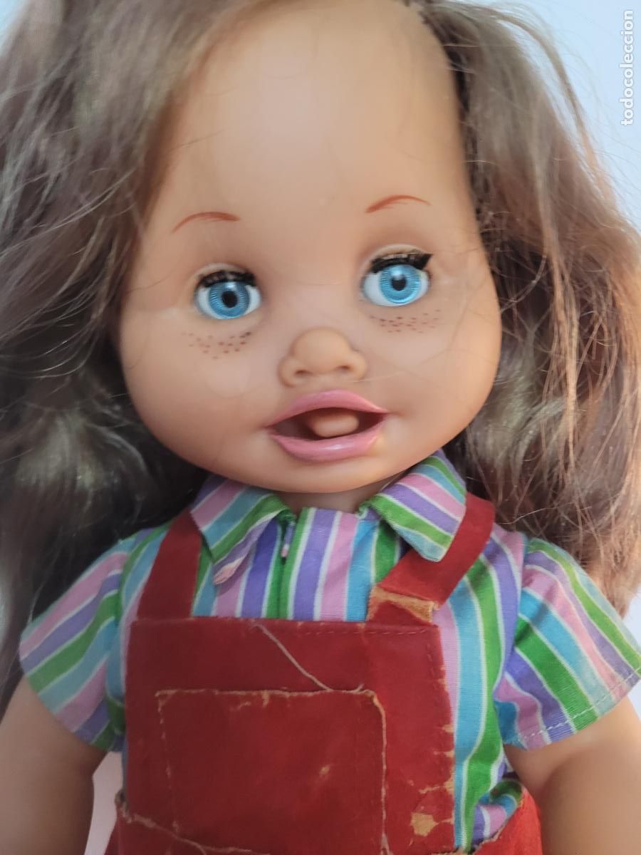 Mu&ntilde;ecas espa&ntilde;olas modernas: mu&ntilde;eca leguitas de icsa casta&ntilde;a version roja - Foto 6