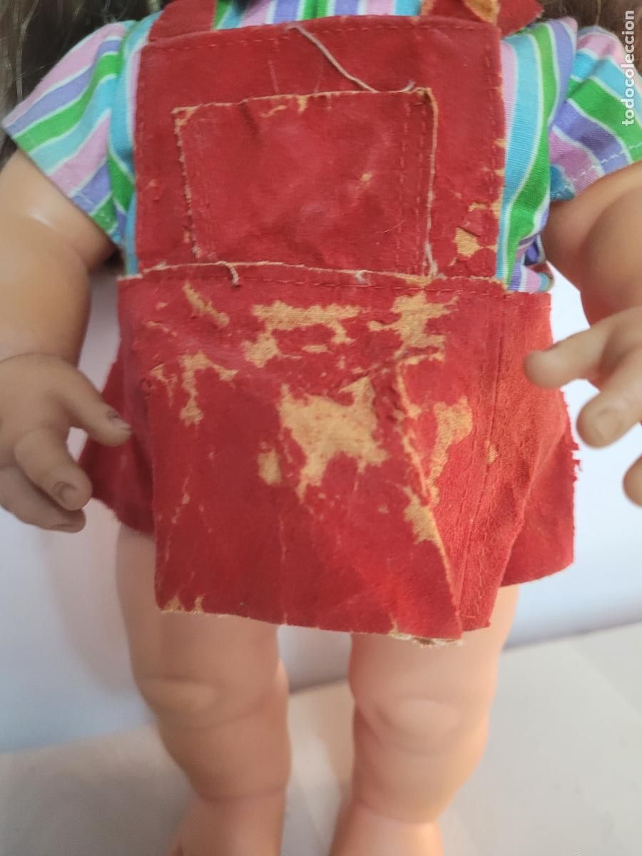 Mu&ntilde;ecas espa&ntilde;olas modernas: mu&ntilde;eca leguitas de icsa casta&ntilde;a version roja - Foto 7