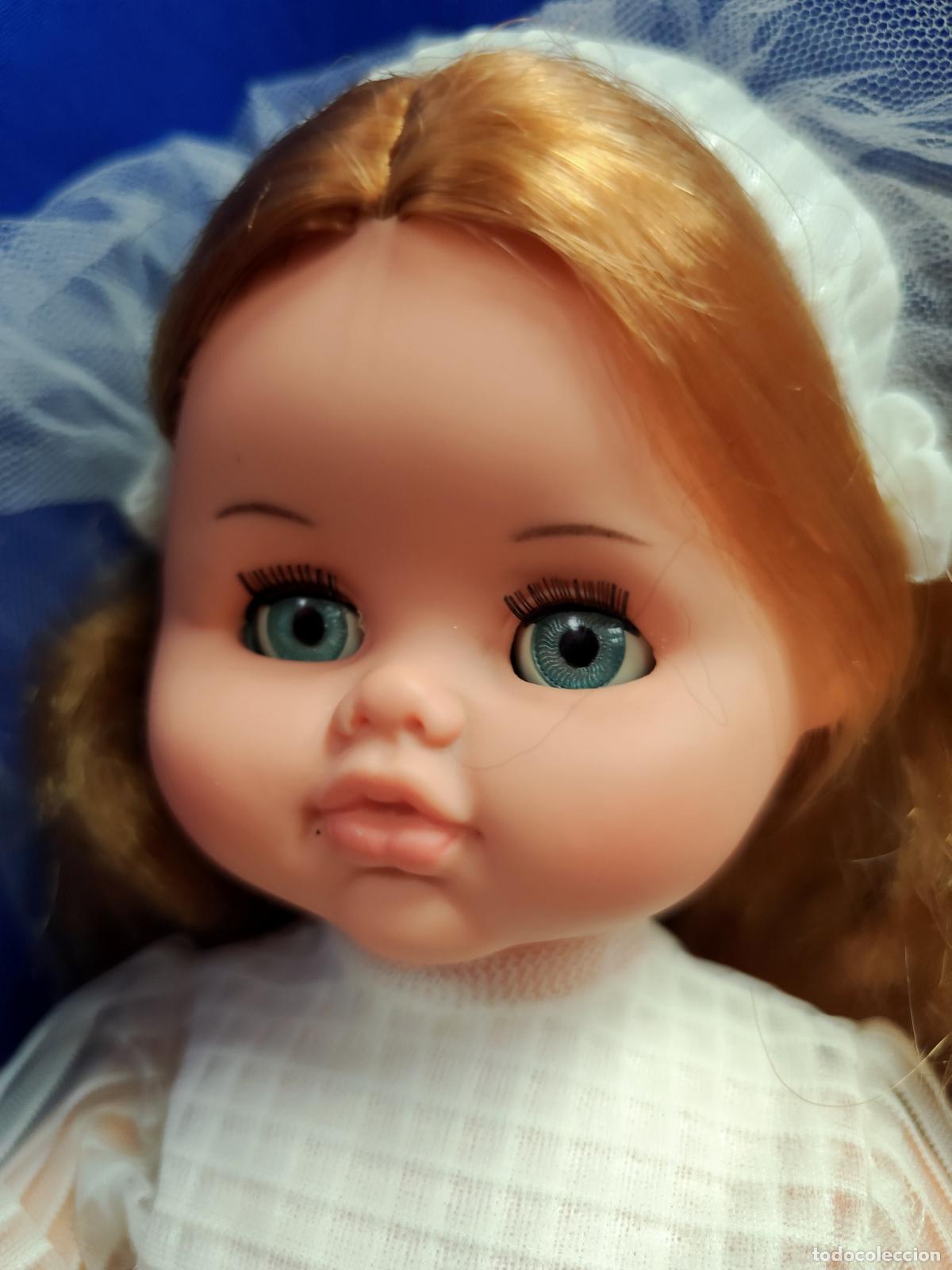 Mu&ntilde;ecas espa&ntilde;olas modernas: preciosa mu&ntilde;eca de jesmar vestida de comunion - Foto 2