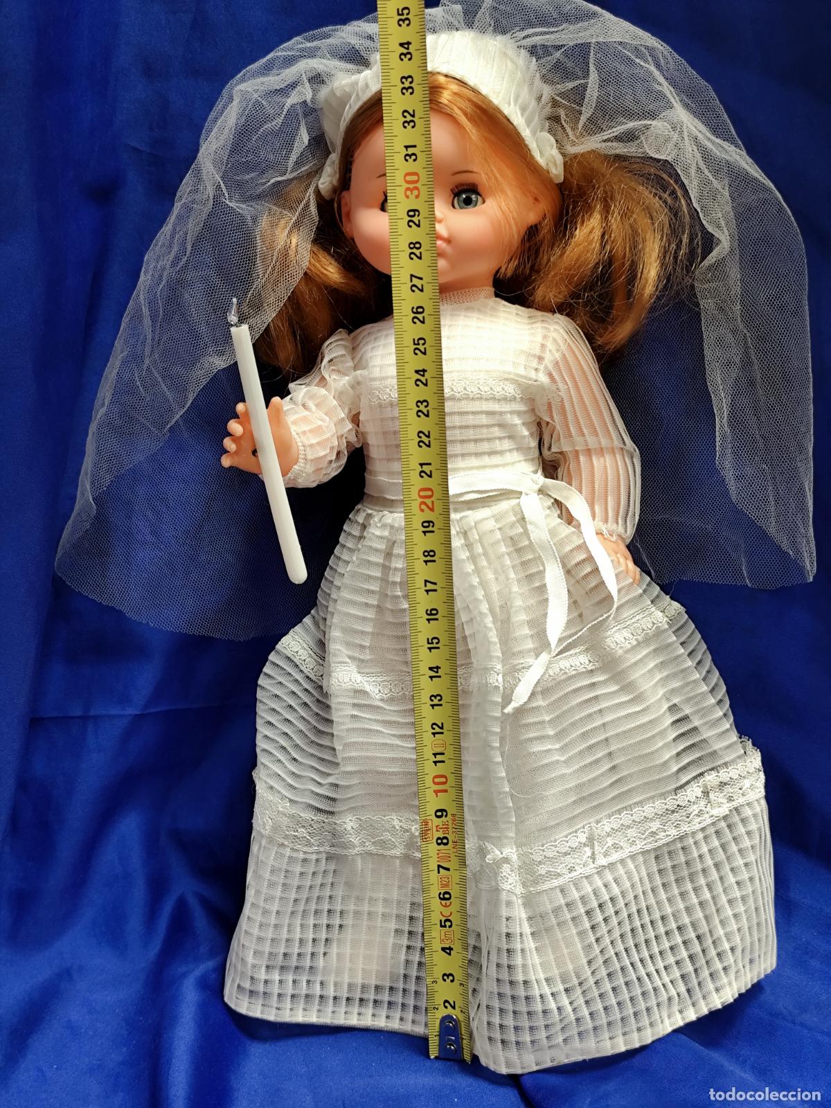 Mu&ntilde;ecas espa&ntilde;olas modernas: preciosa mu&ntilde;eca de jesmar vestida de comunion - Foto 5