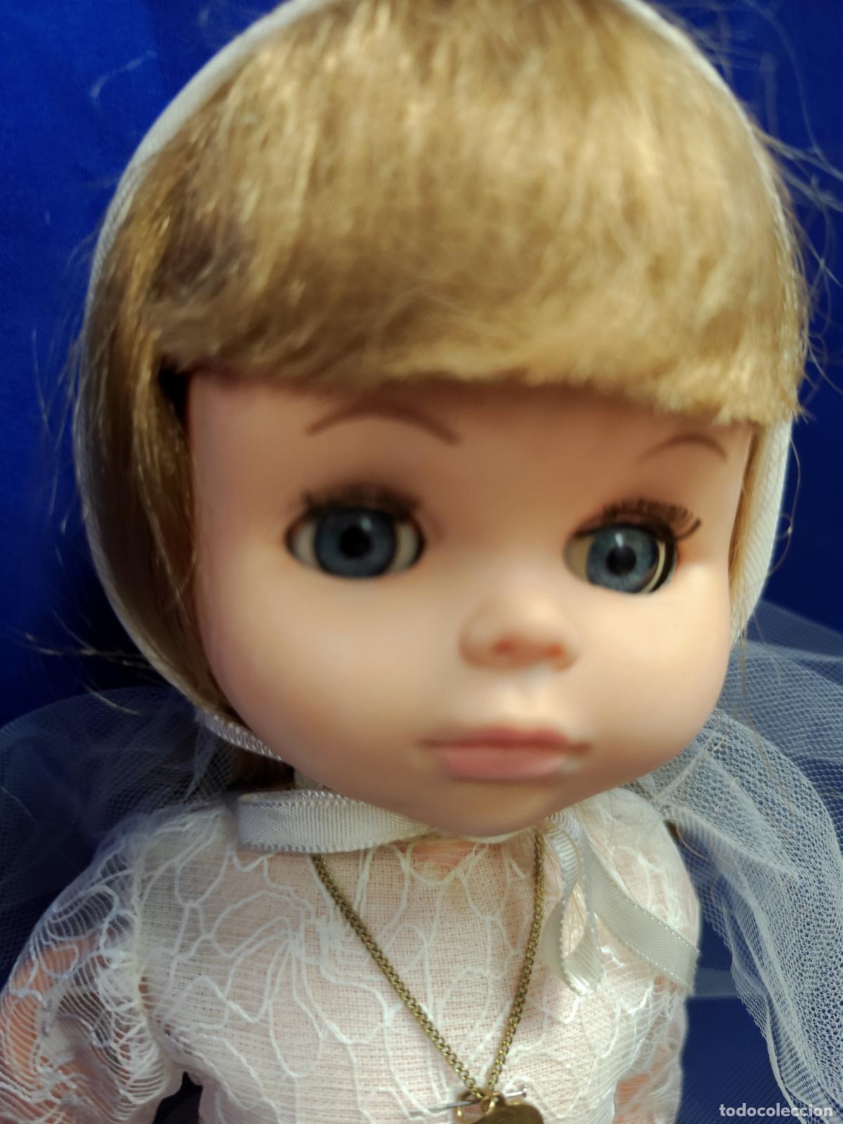 Mu&ntilde;ecas espa&ntilde;olas modernas: preciosa mu&ntilde;eca de jesmar vestida de comunion - Foto 2