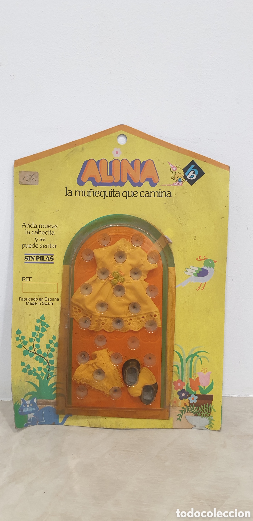 Moderne spanische Puppen: Vestido de la mu&ntilde;eca Alina la mu&ntilde;eca que camina, de mu&ntilde;ecas bb en su caja