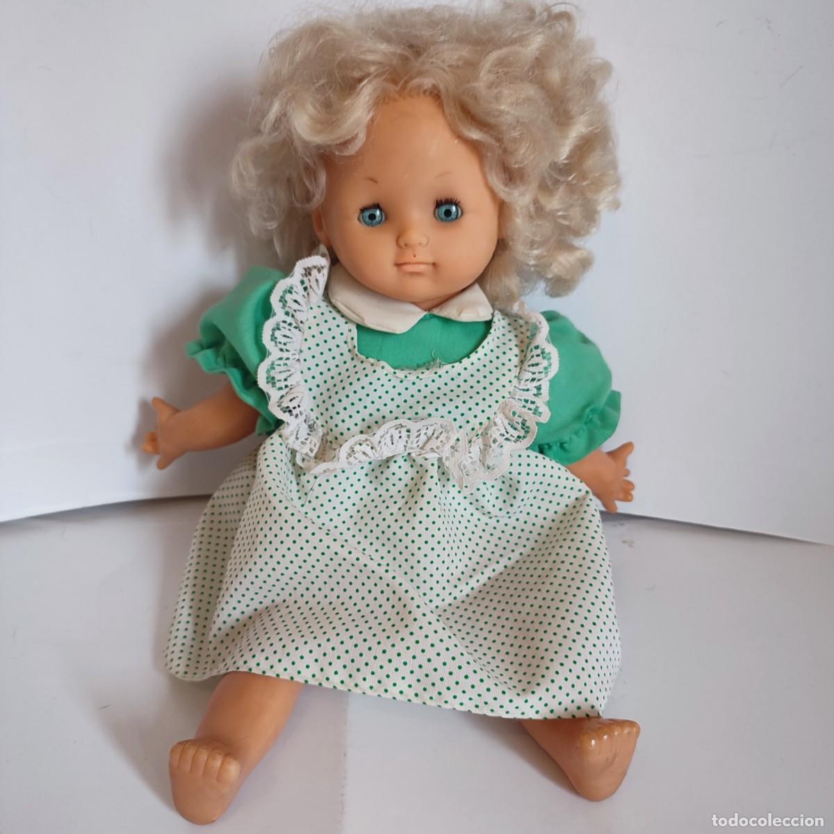 Moderne spanische Puppen: Mu&ntilde;eca vintage Falca &ndash; Ojos durmientes y vestido original