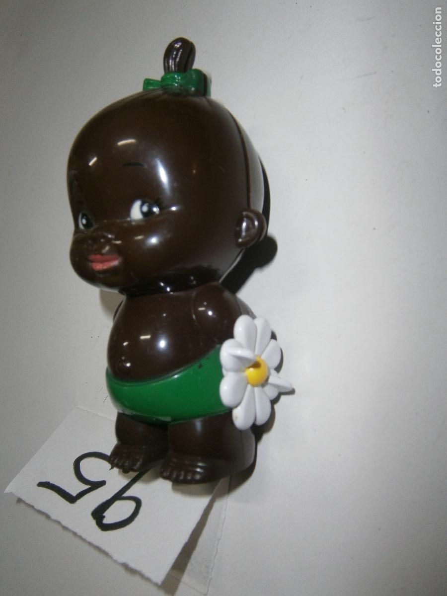 Mu&ntilde;ecas espa&ntilde;olas modernas: ANTIGUO BEBE NEGRITO A CUERDA - Foto 2