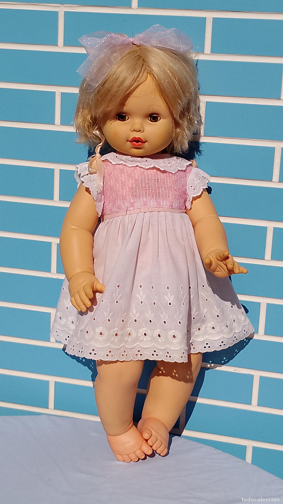 Mu&ntilde;ecas Espa&ntilde;olas Modernas: Mu&ntilde;eca beb&eacute; grande Dulzona de b.b. de 70 cm