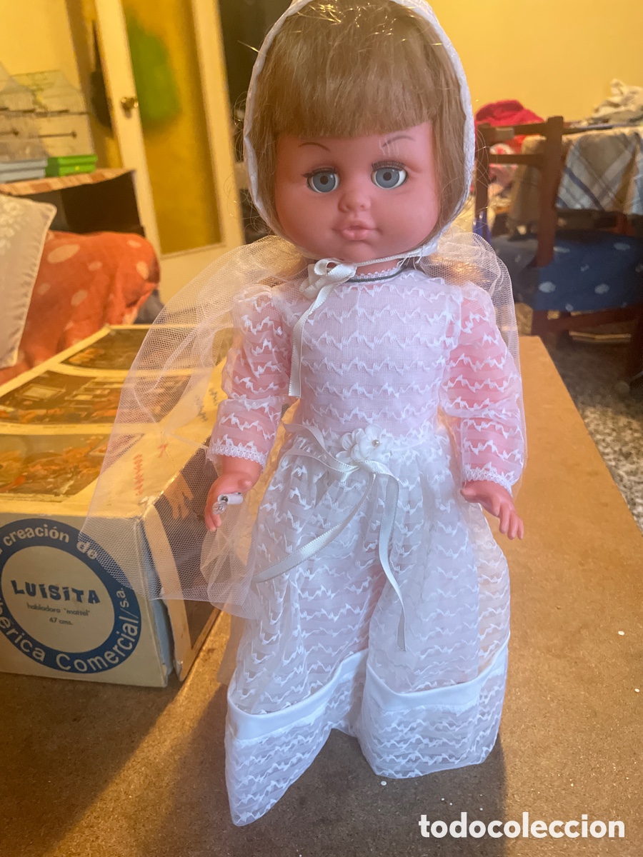 Mu&ntilde;ecas espa&ntilde;olas modernas: ANTIGUA MU&Ntilde;ECA DE 1 COMUNI&Oacute;N - Foto 1