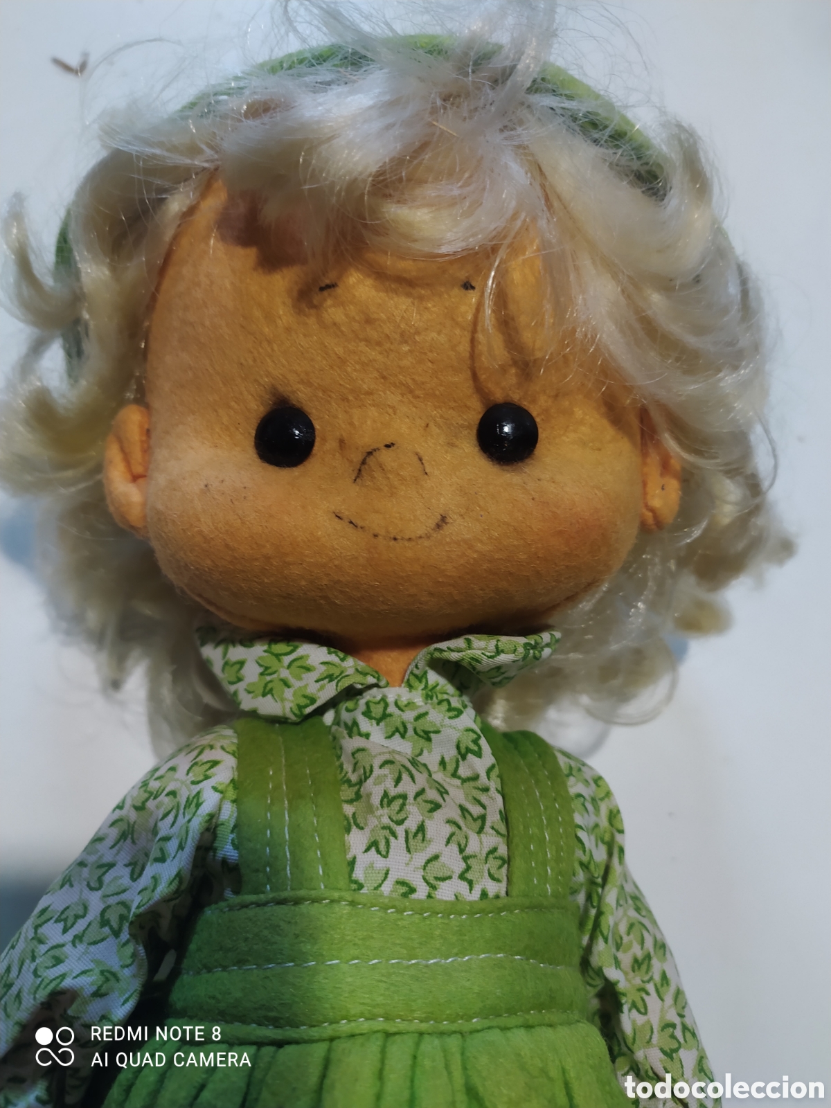 Mu&ntilde;ecas espa&ntilde;olas modernas: Mu&ntilde;eca de fieltro de los a&ntilde;os 80 - Foto 3