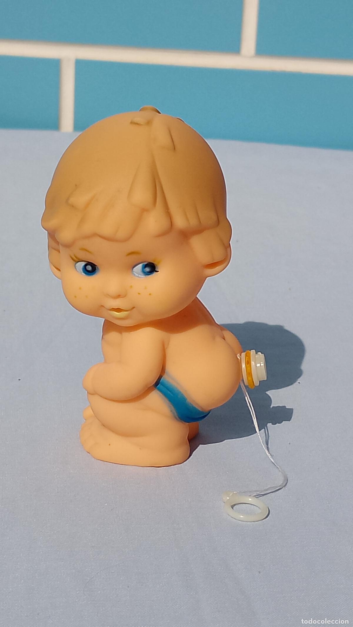 Poup&eacute;es Espagnoles Modernes: Antiguo mu&ntilde;eco beb&eacute; de goma