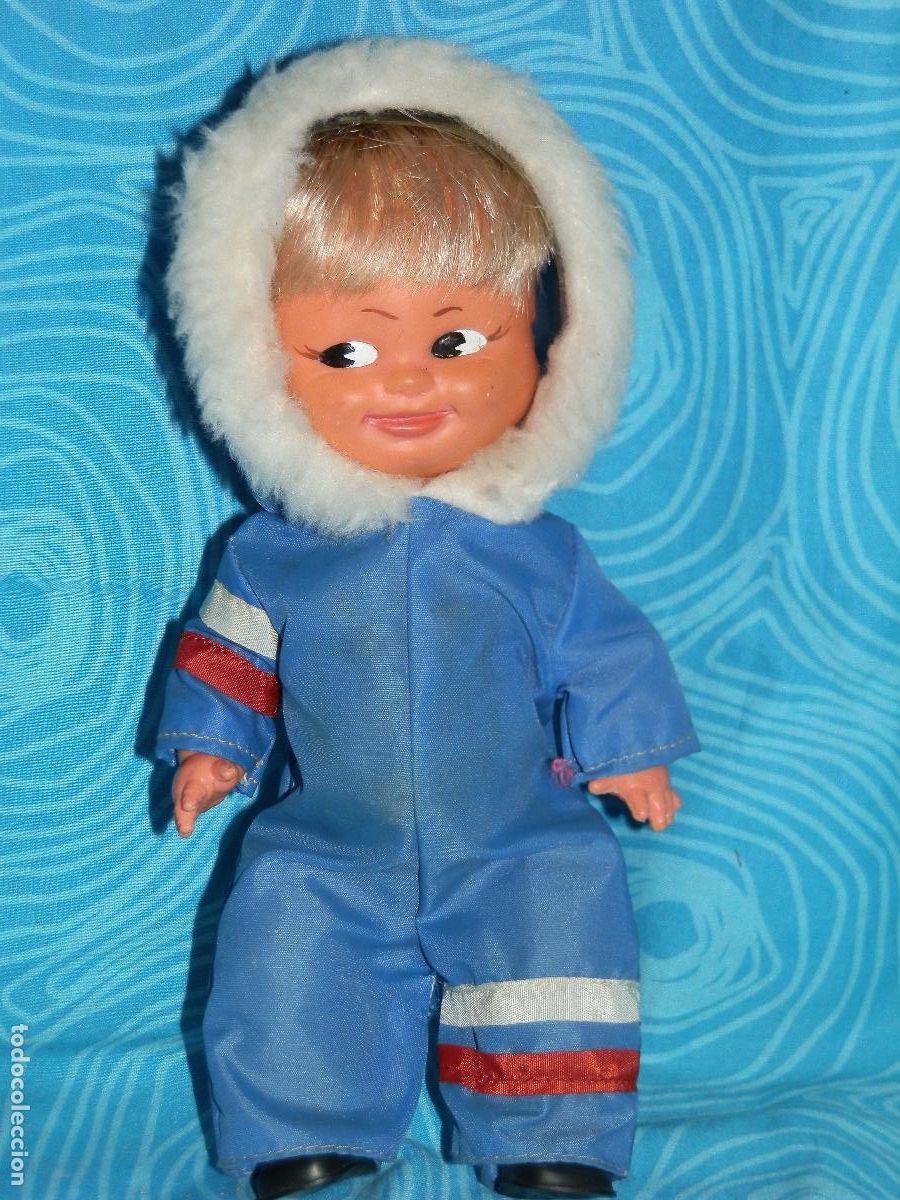 Moderne spanische Puppen: ANTIGUO MU&Ntilde;ECO CON TRES CARAS, SIN MARCA 20 CM