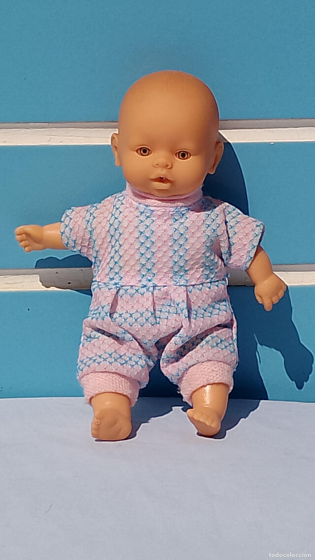 Moderne spanische Puppen: Antiguo mu&ntilde;eco Mini Beb&eacute; de b.b. de 18 cm