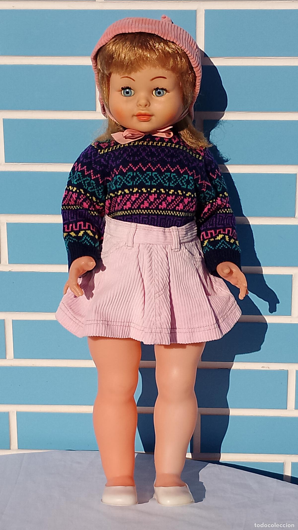 Mu&ntilde;ecas Espa&ntilde;olas Modernas: Antigua mu&ntilde;eca grande de Jumisa de 58 cm