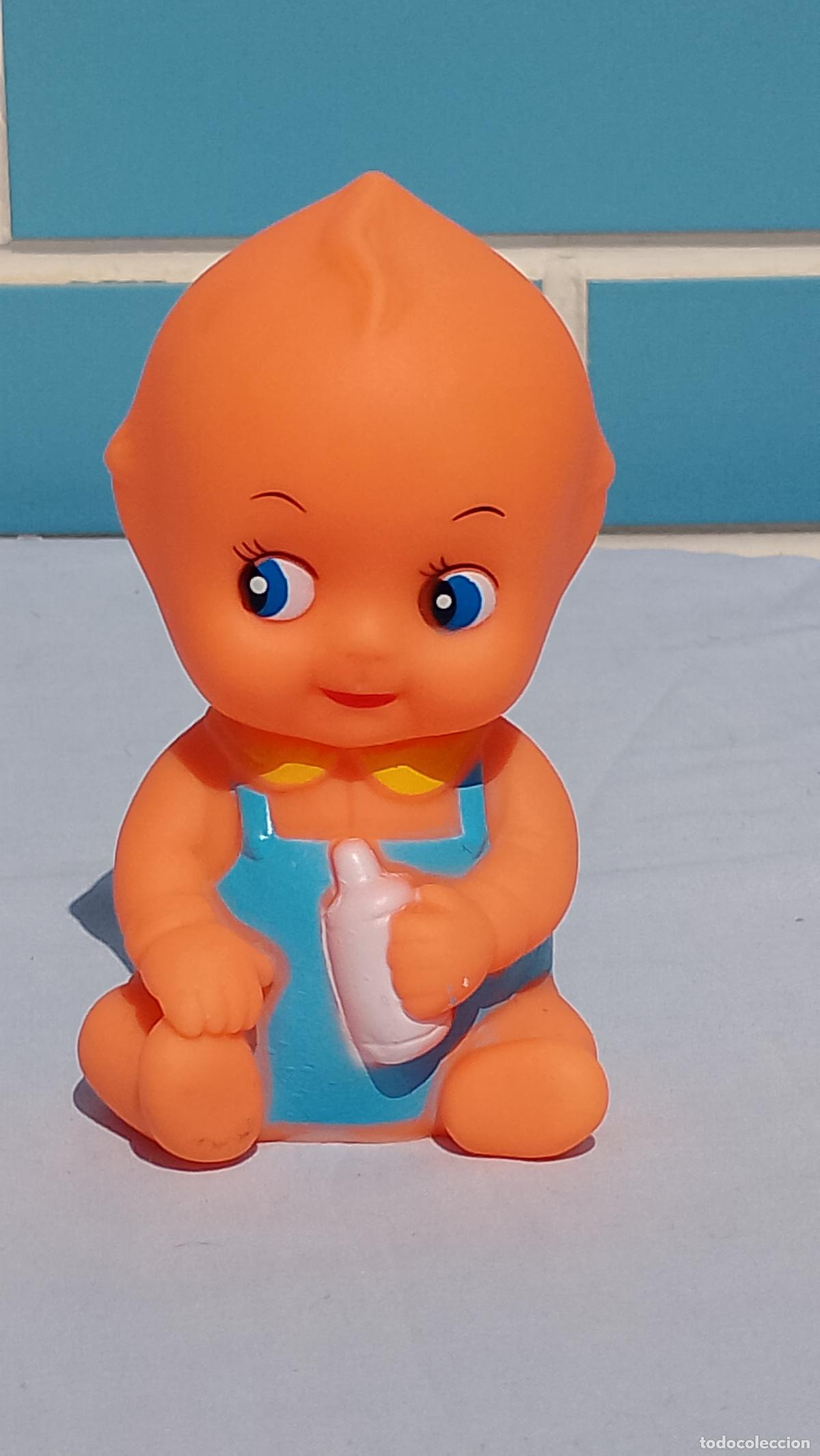 Poup&eacute;es Espagnoles Modernes: Antiguo mu&ntilde;eco beb&eacute; de goma estilo Kewpie