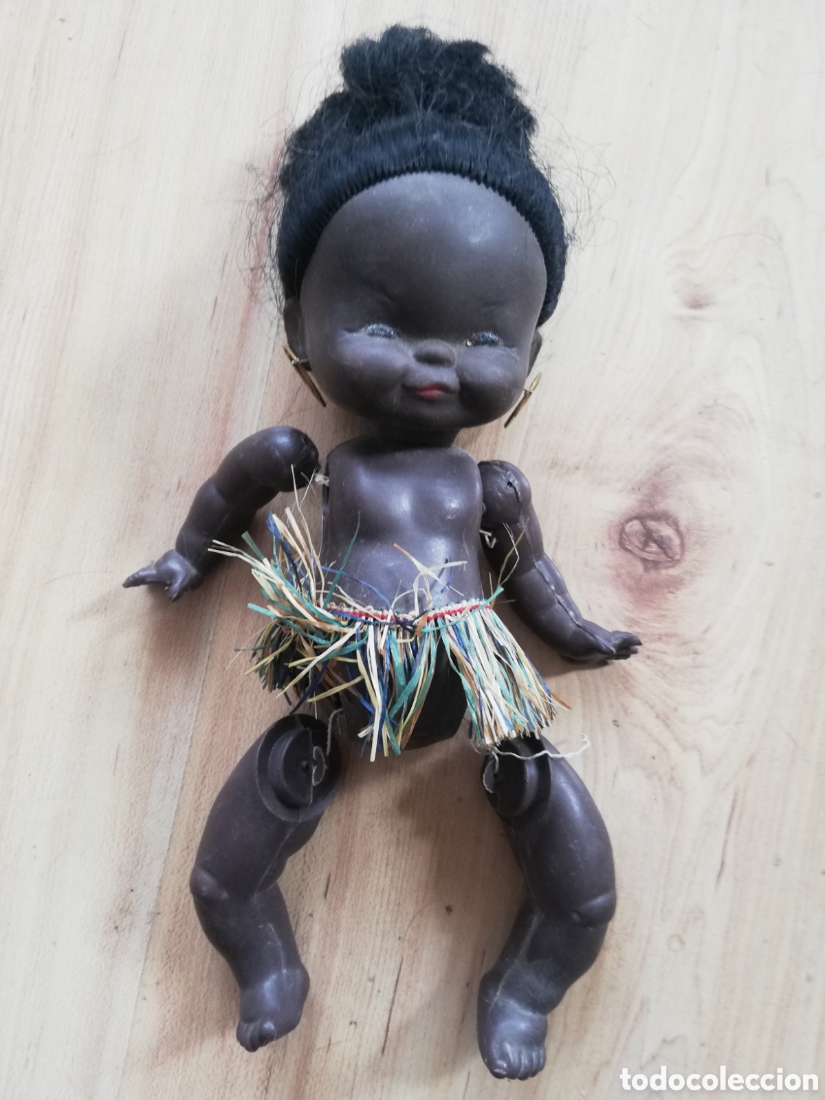 Mu&ntilde;ecas espa&ntilde;olas modernas: Mu&ntilde;eca Pillina negrita de Silqui - Foto 1