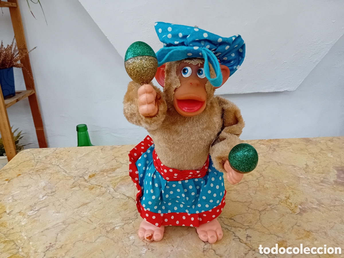 Mu&ntilde;ecas Espa&ntilde;olas Modernas: MONA ELECTRICO CON MARACAS ANIMADO - JYESA -