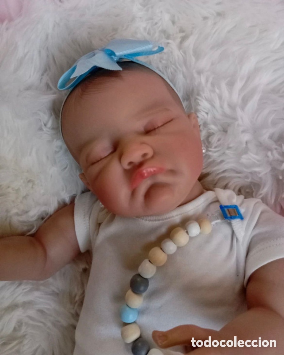 Mu&ntilde;ecas espa&ntilde;olas modernas: Mu&ntilde;eco beb&eacute; reborn realista - Foto 2
