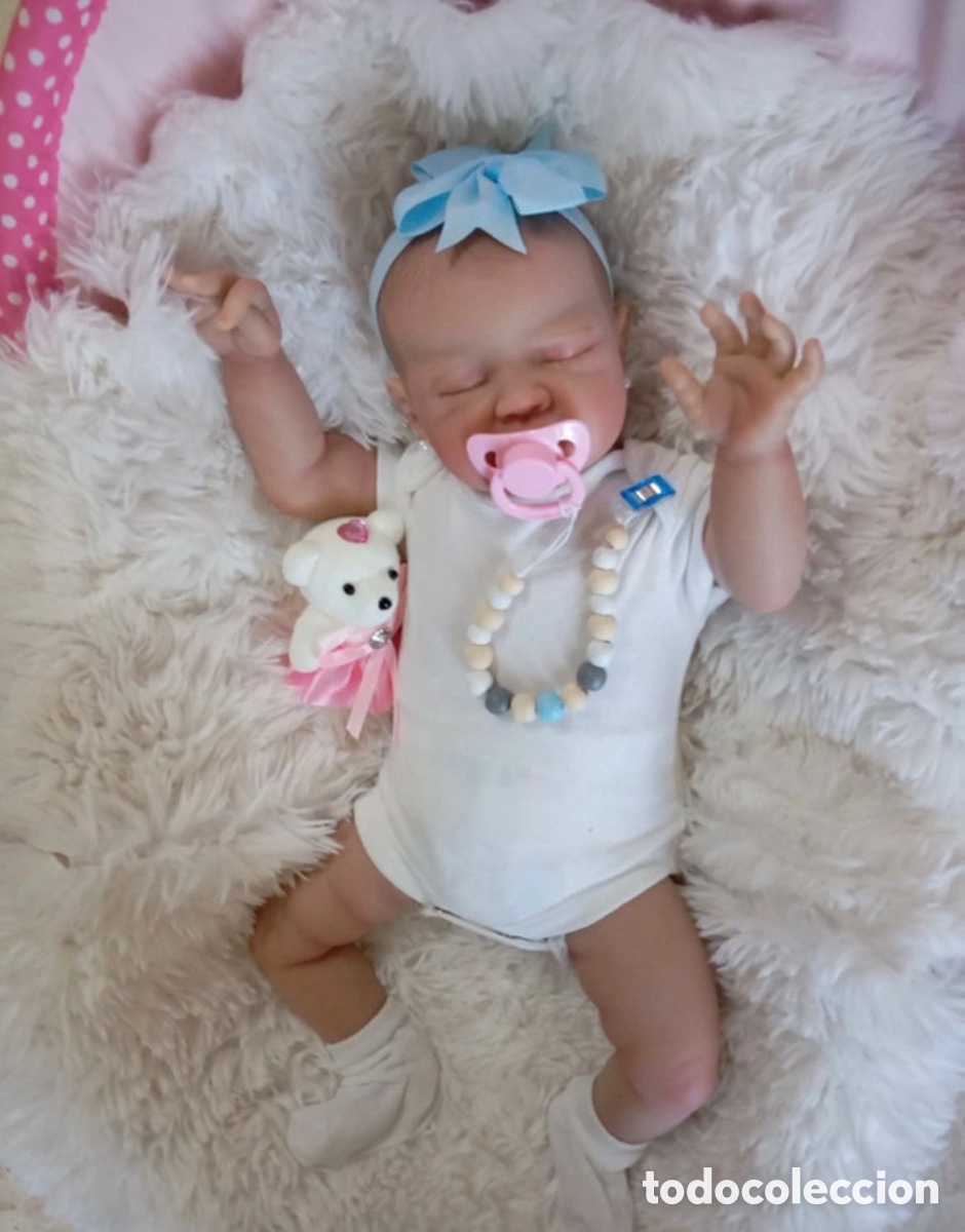 Mu&ntilde;ecas espa&ntilde;olas modernas: Mu&ntilde;eco beb&eacute; reborn realista - Foto 4