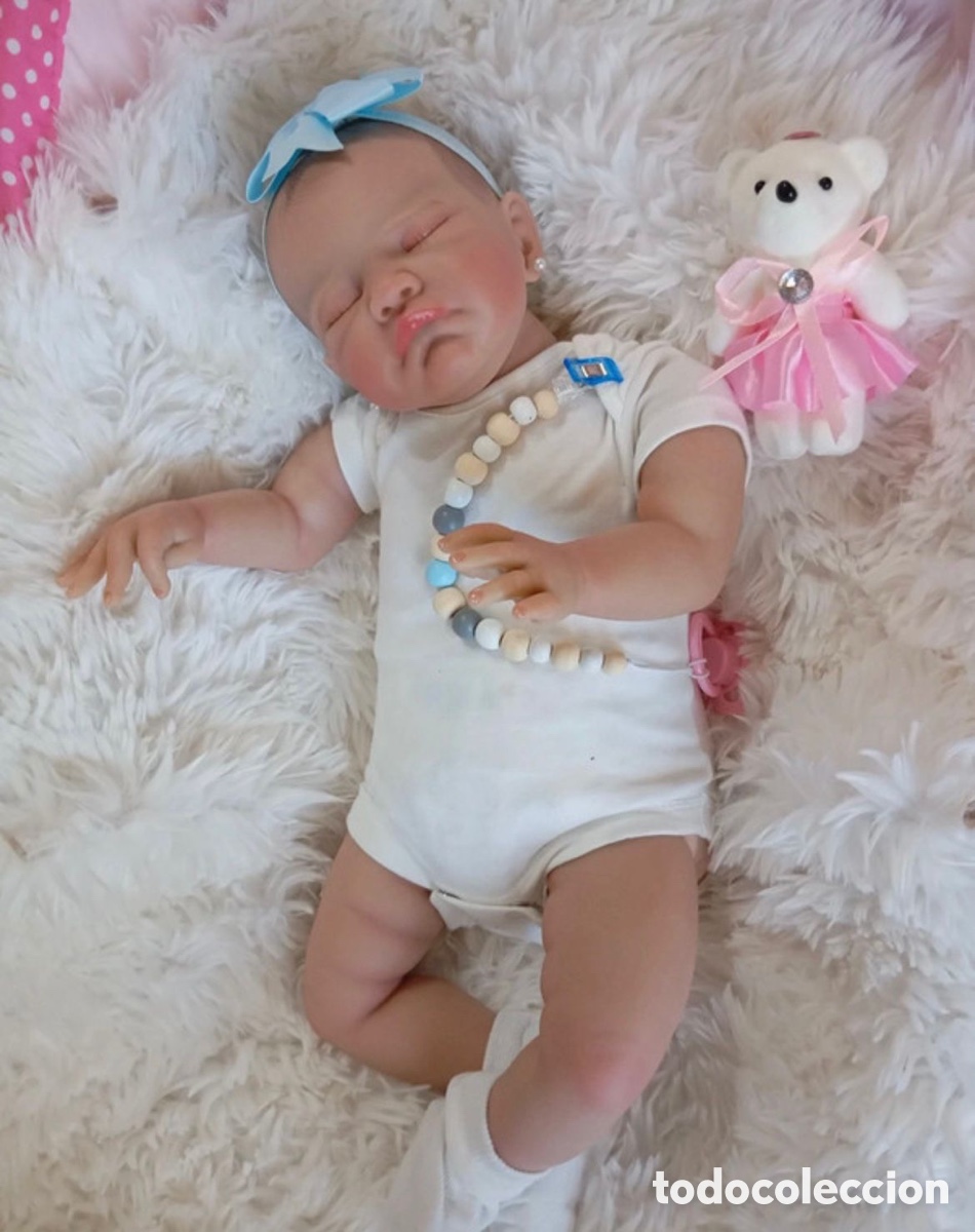 Mu&ntilde;ecas espa&ntilde;olas modernas: Mu&ntilde;eco beb&eacute; reborn realista - Foto 1