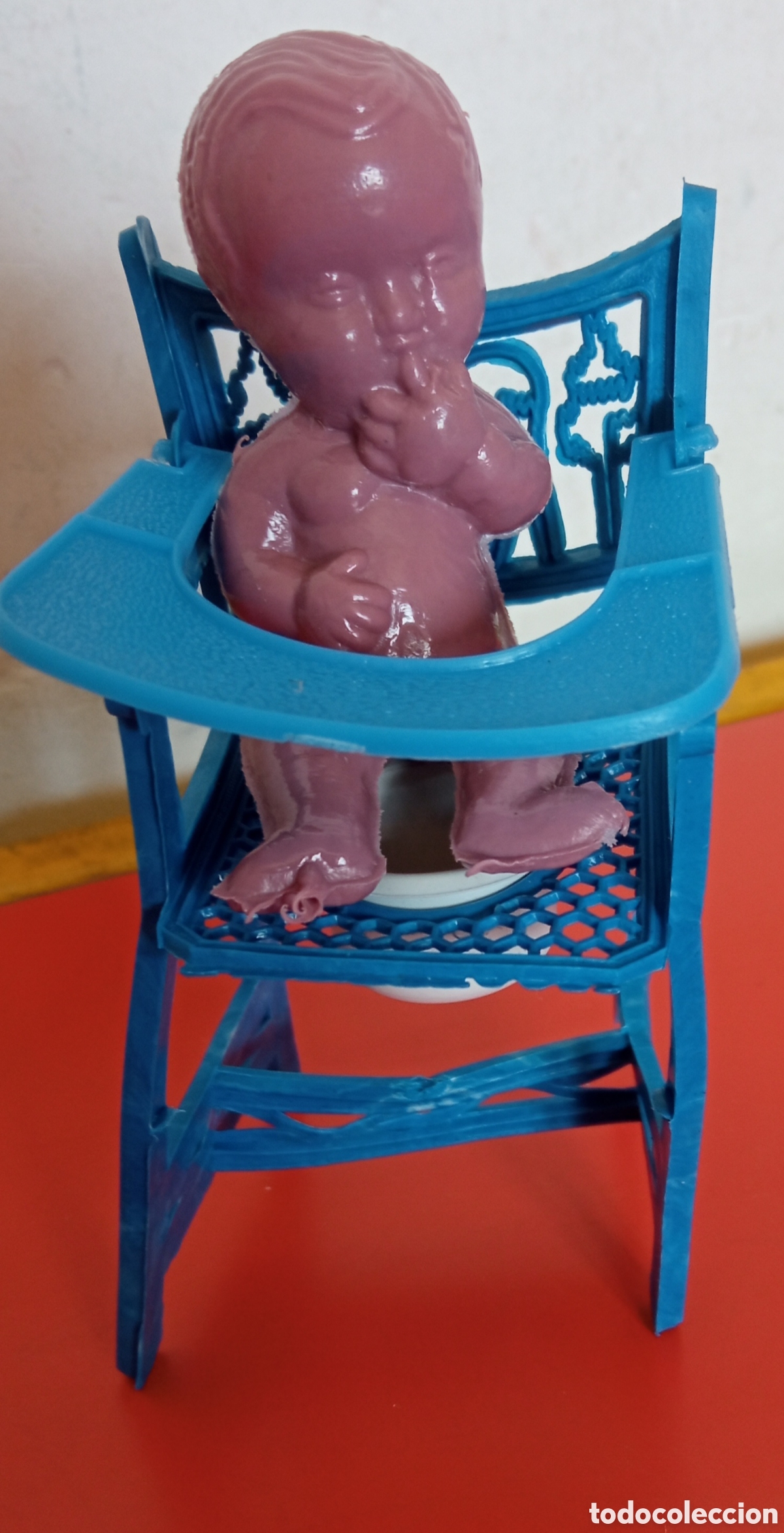 Poup&eacute;es Espagnoles Modernes: SILLA TRONA ORINAL CON MU&Ntilde;ECO.BARATIJA KIOSKO GONZALBO 60'S.NUEVA.