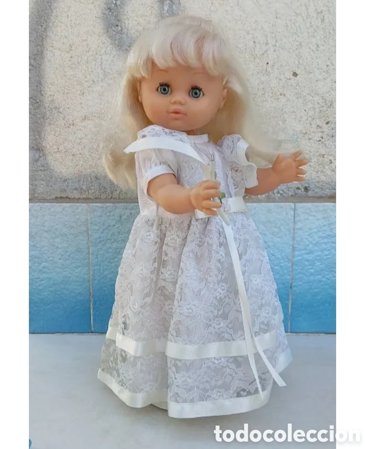 Mu&ntilde;ecas espa&ntilde;olas modernas: BONITA MU&Ntilde;ECA DE COMUNION MINISON - Foto 1