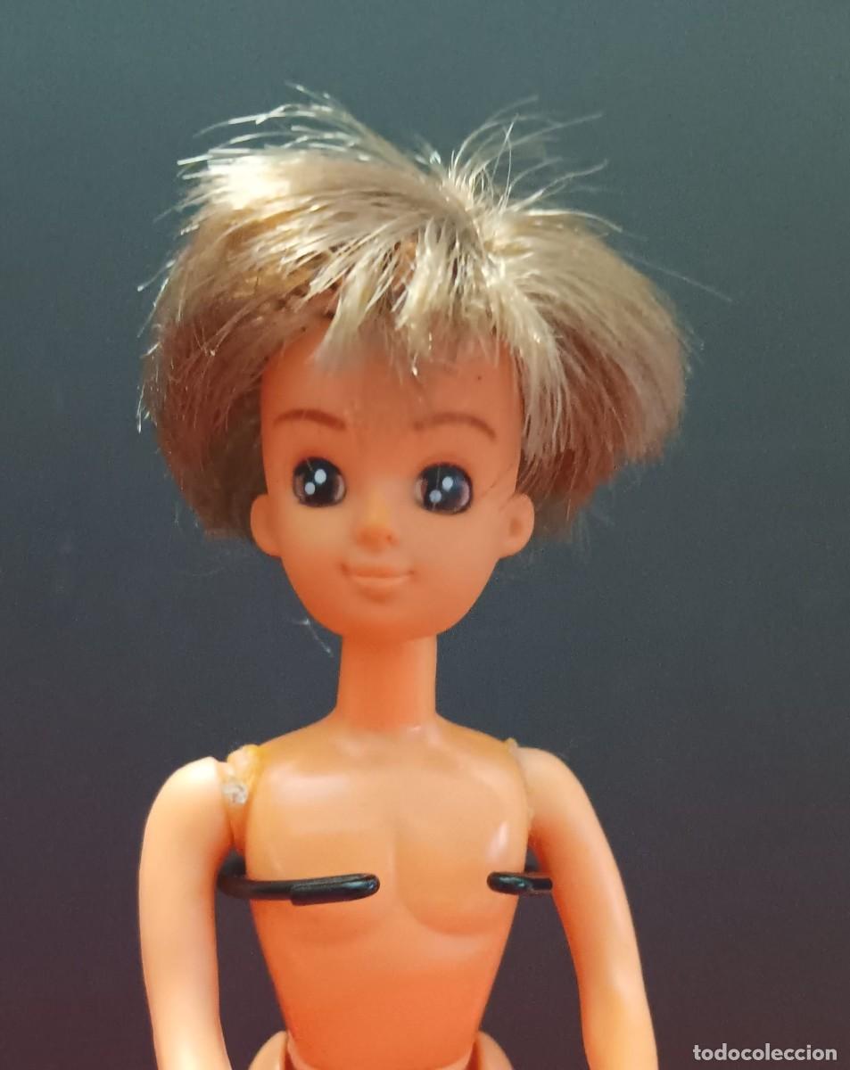 Moderne spanische Puppen: figura mu&ntilde;eco articulado Dani Danny novio amigo de la mu&ntilde;eca chabel con jersey azul feber a&ntilde;os 80