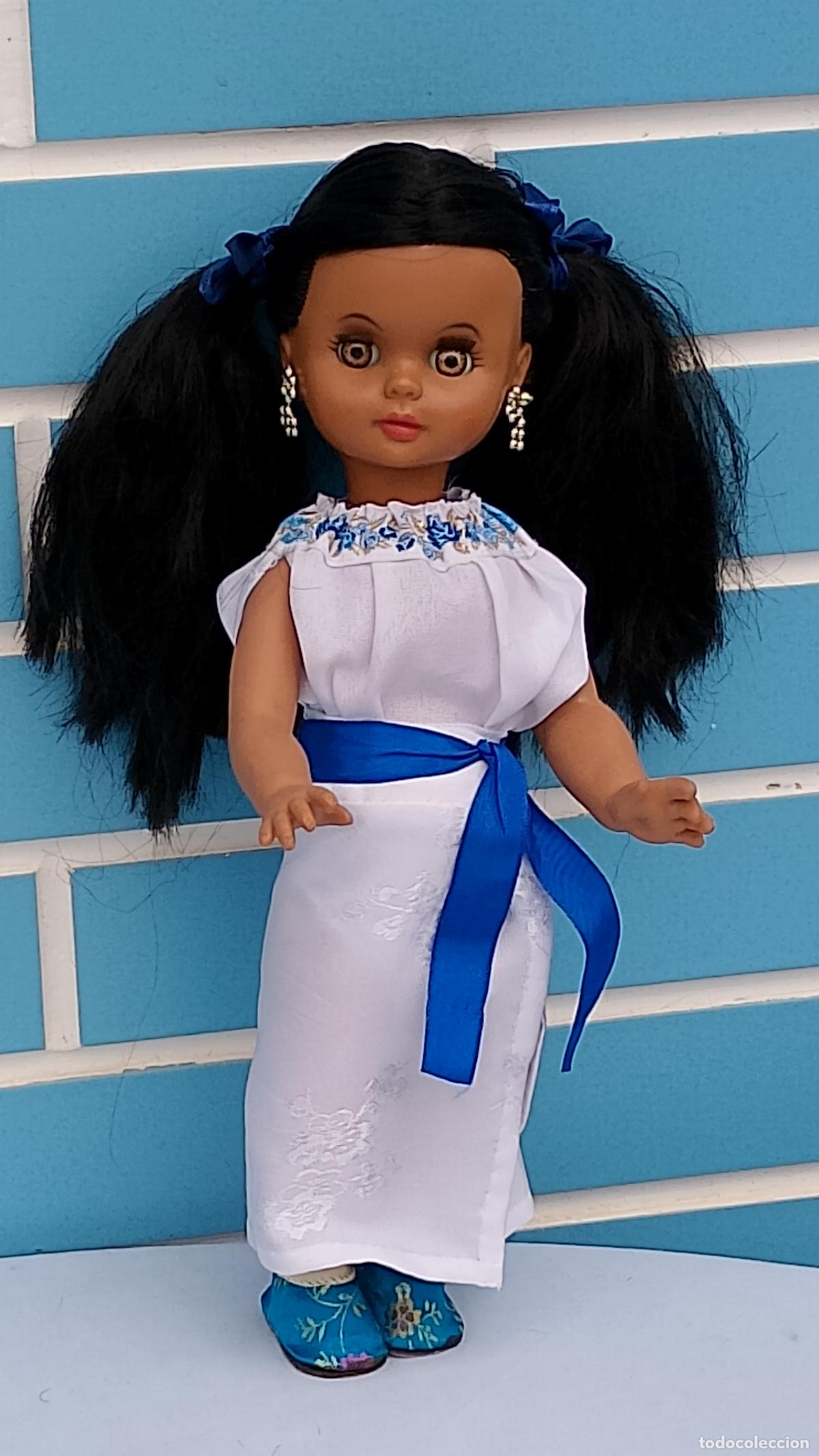 Mu&ntilde;ecas Espa&ntilde;olas Modernas: Antigua mu&ntilde;eca &eacute;tnica oriental india