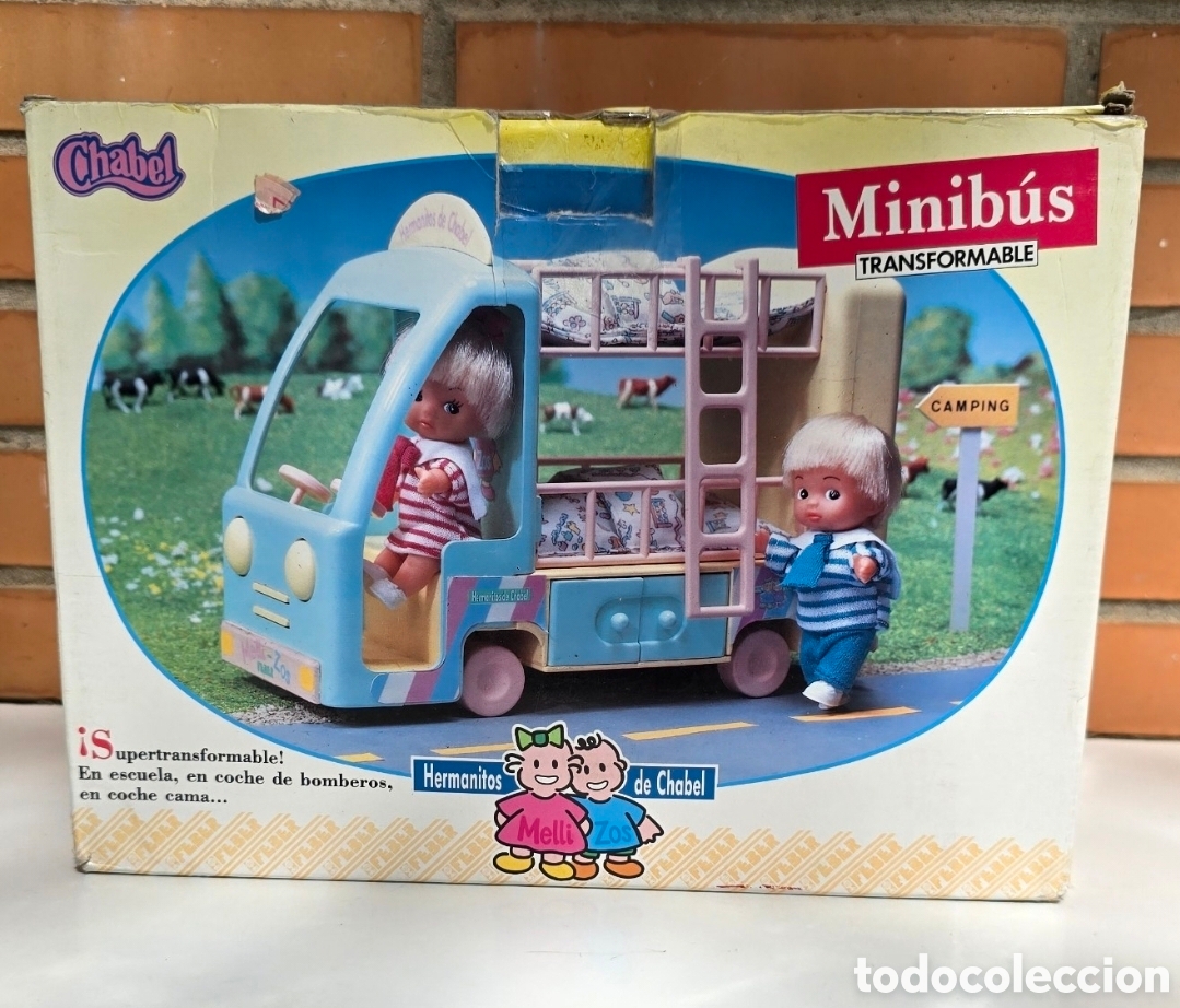 Mu&ntilde;ecas espa&ntilde;olas modernas: Chabel minibus mellizos FEBER - Foto 2
