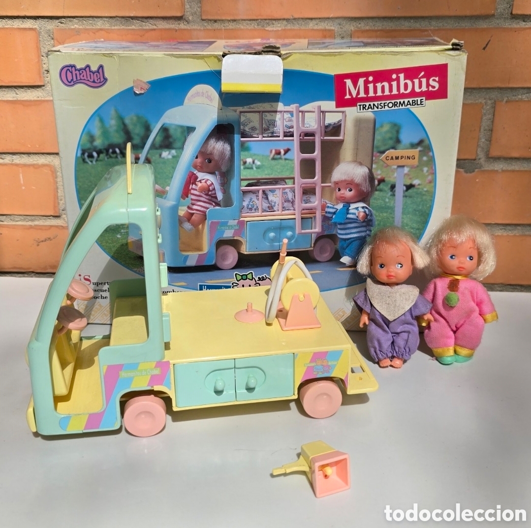 Mu&ntilde;ecas espa&ntilde;olas modernas: Chabel minibus mellizos FEBER - Foto 3