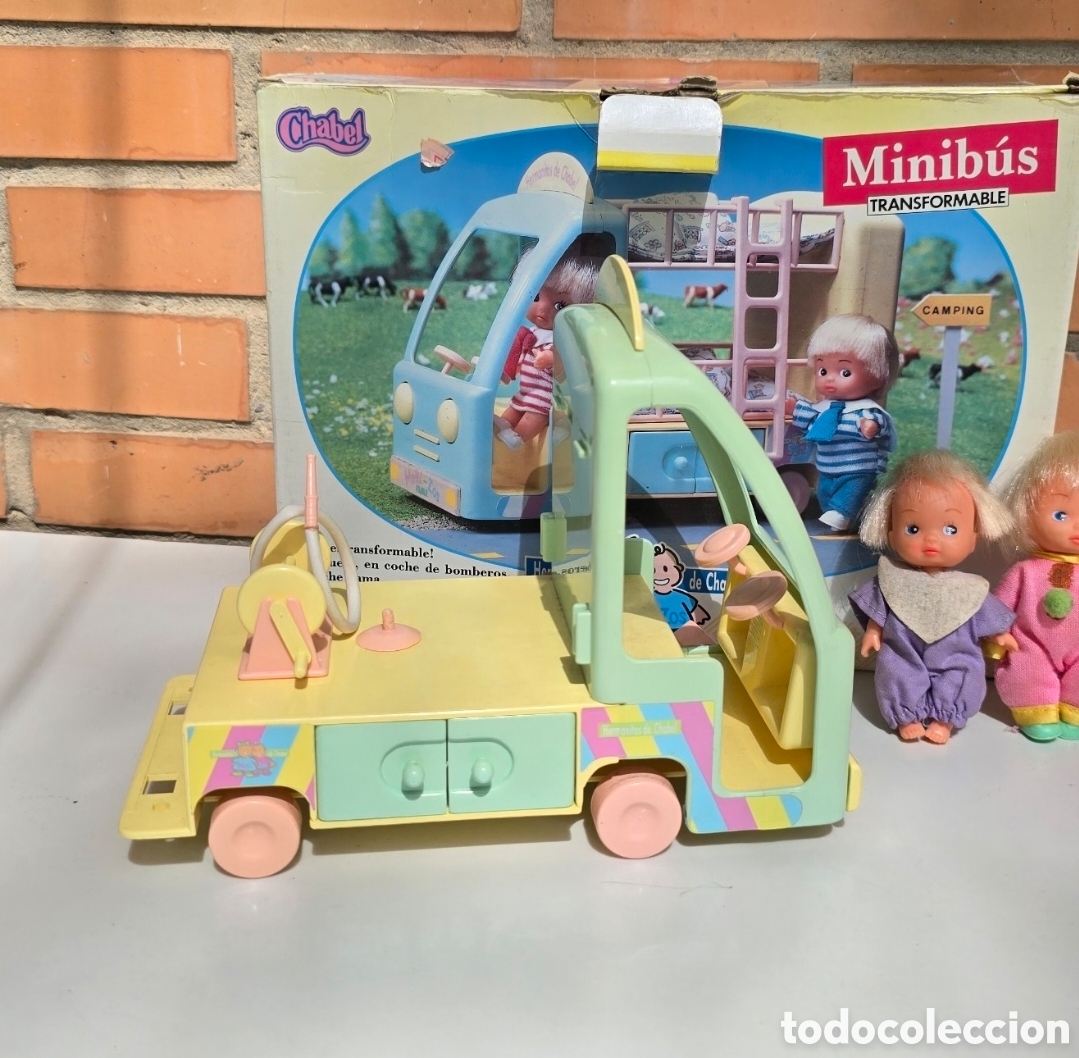 Mu&ntilde;ecas espa&ntilde;olas modernas: Chabel minibus mellizos FEBER - Foto 5