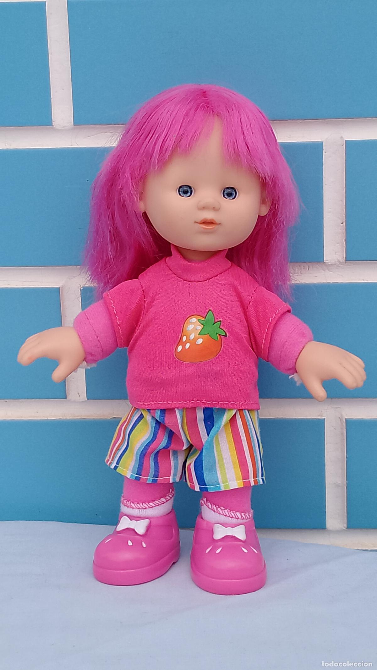 Mu&ntilde;ecas Espa&ntilde;olas Modernas: Antigua mu&ntilde;eca Fruit Kiss Kids rosa