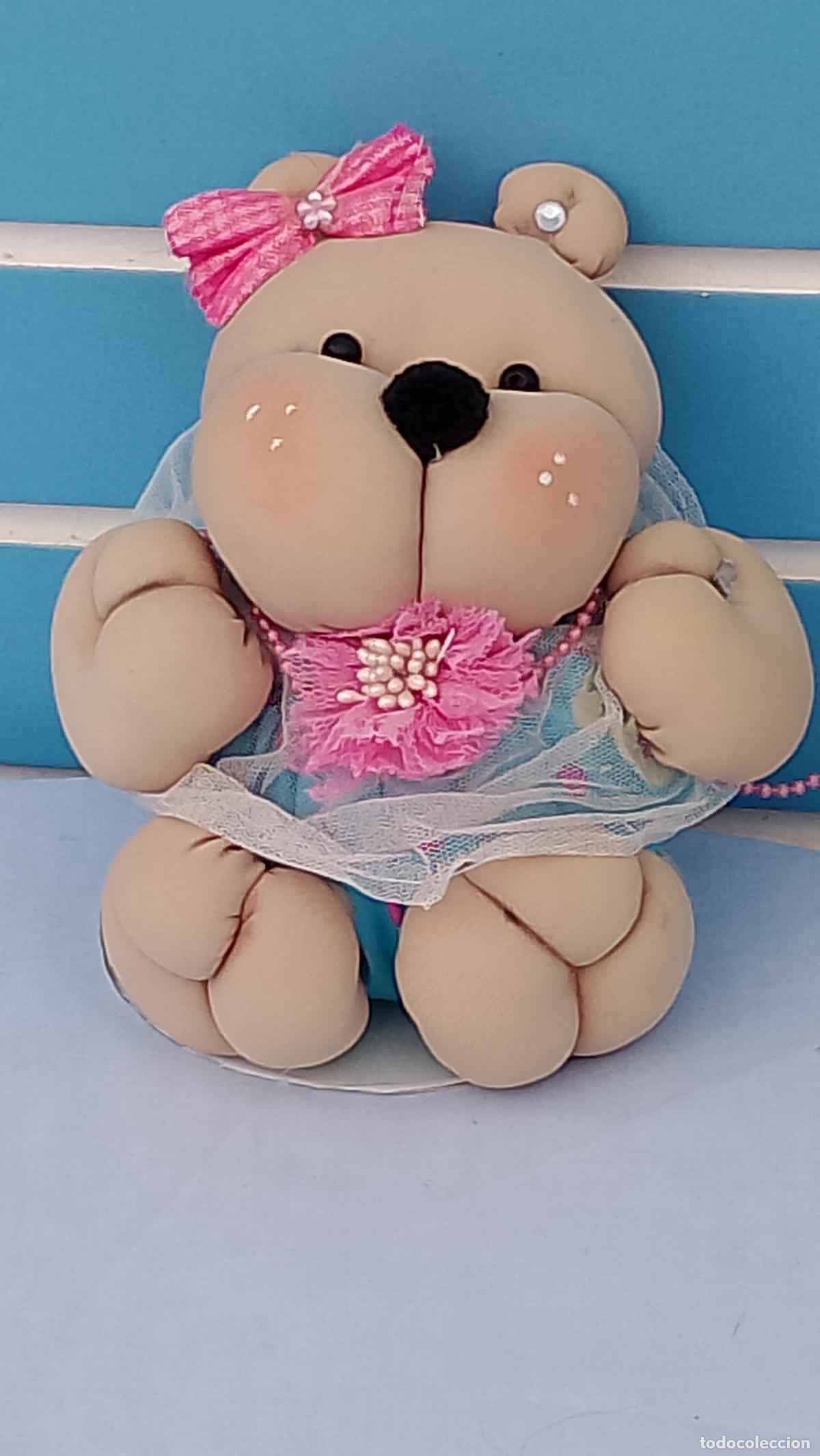 Mu&ntilde;ecas Espa&ntilde;olas Modernas: Antiguo mu&ntilde;eco artesanal Oso osito estilo Repollo