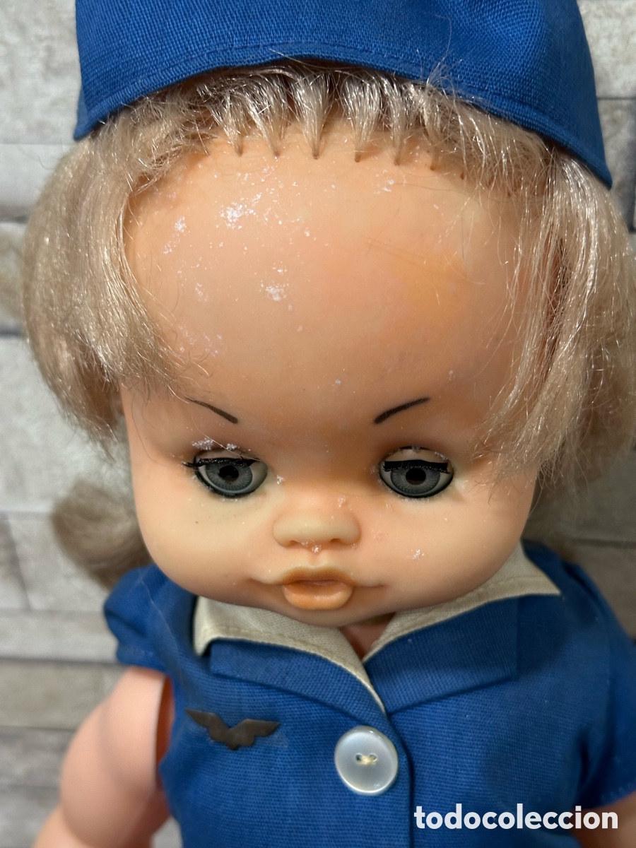 Mu&ntilde;ecas espa&ntilde;olas modernas: Antigua mu&ntilde;eca de azafata - Foto 2